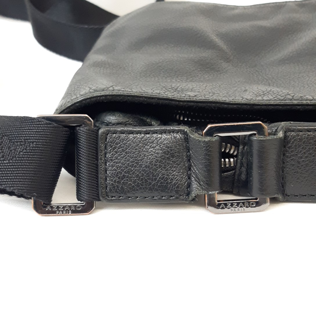 Sac à bandoulière Azzaro Paris en cuir - Photo 6
