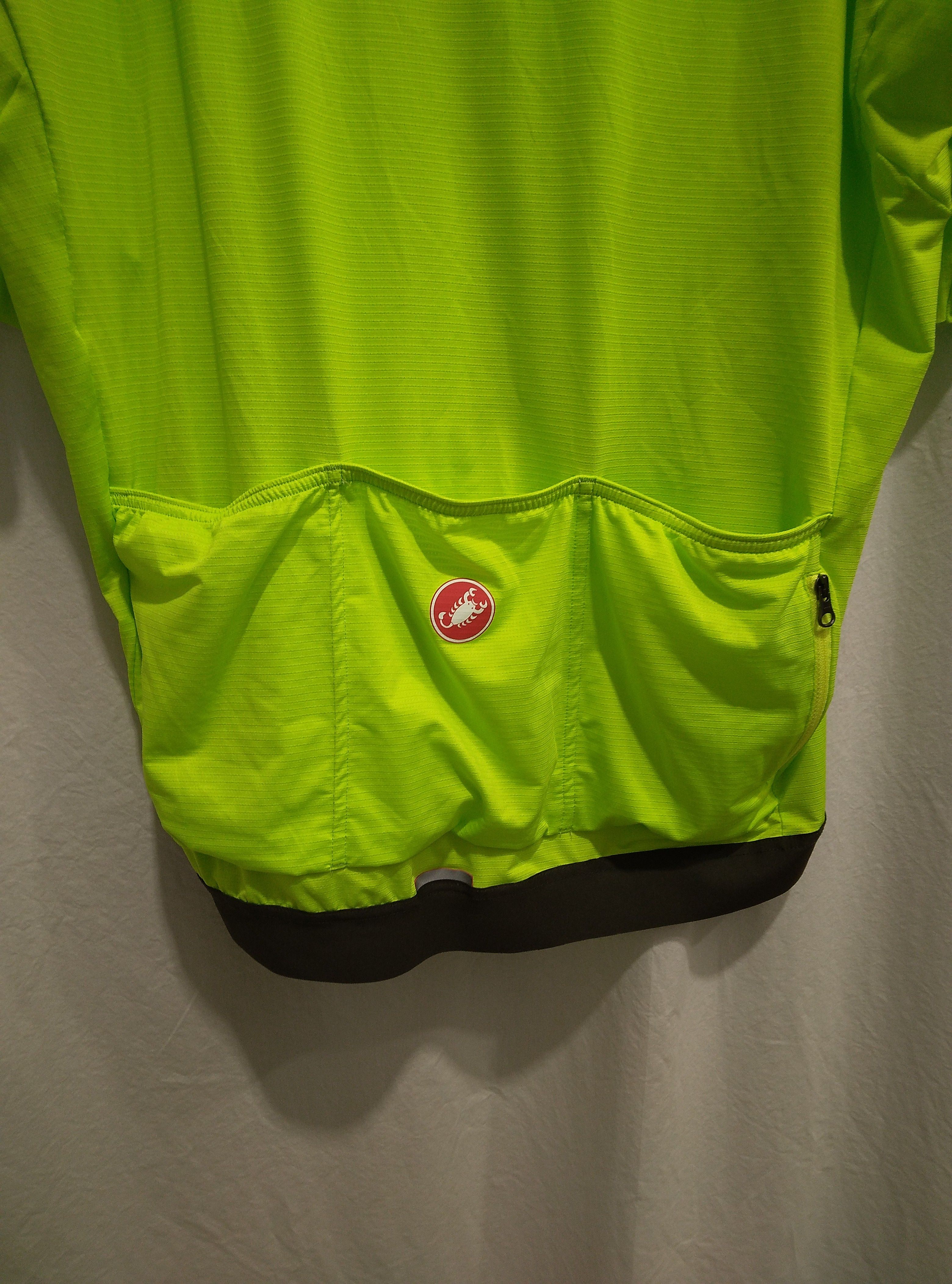 Maillot vélo Espresso Jersey "Electric Lime", Castelli - XL  - Vue 5 - 
