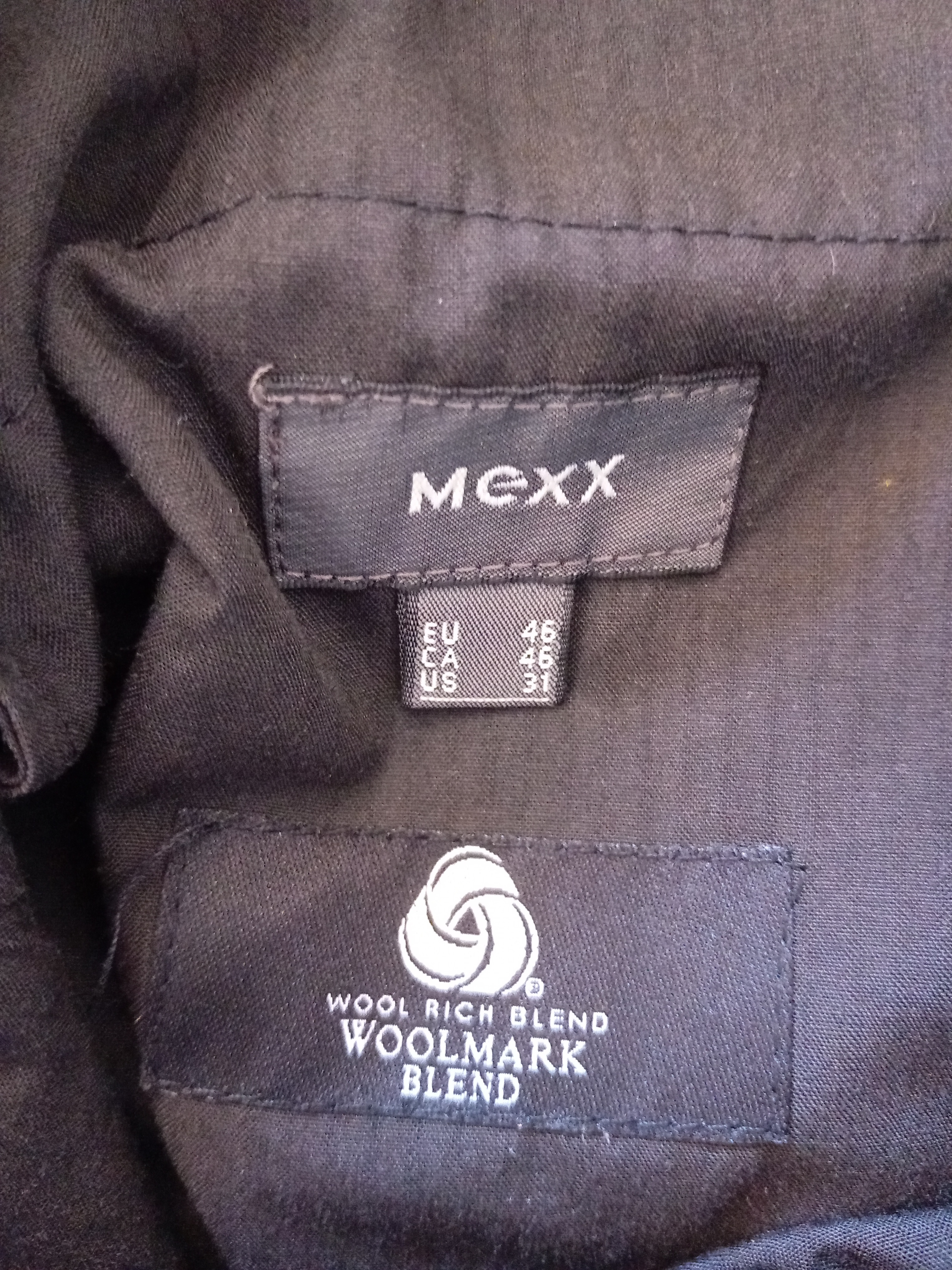 Pantalon Costume Homme Mexx Gris Chiné W36 Fr46 (V3454)  - Vue 5 - 