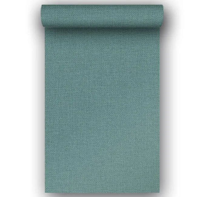 Papier peint vinyle Textile mat vert laguna 2 - Comme neuf - Photo 2
