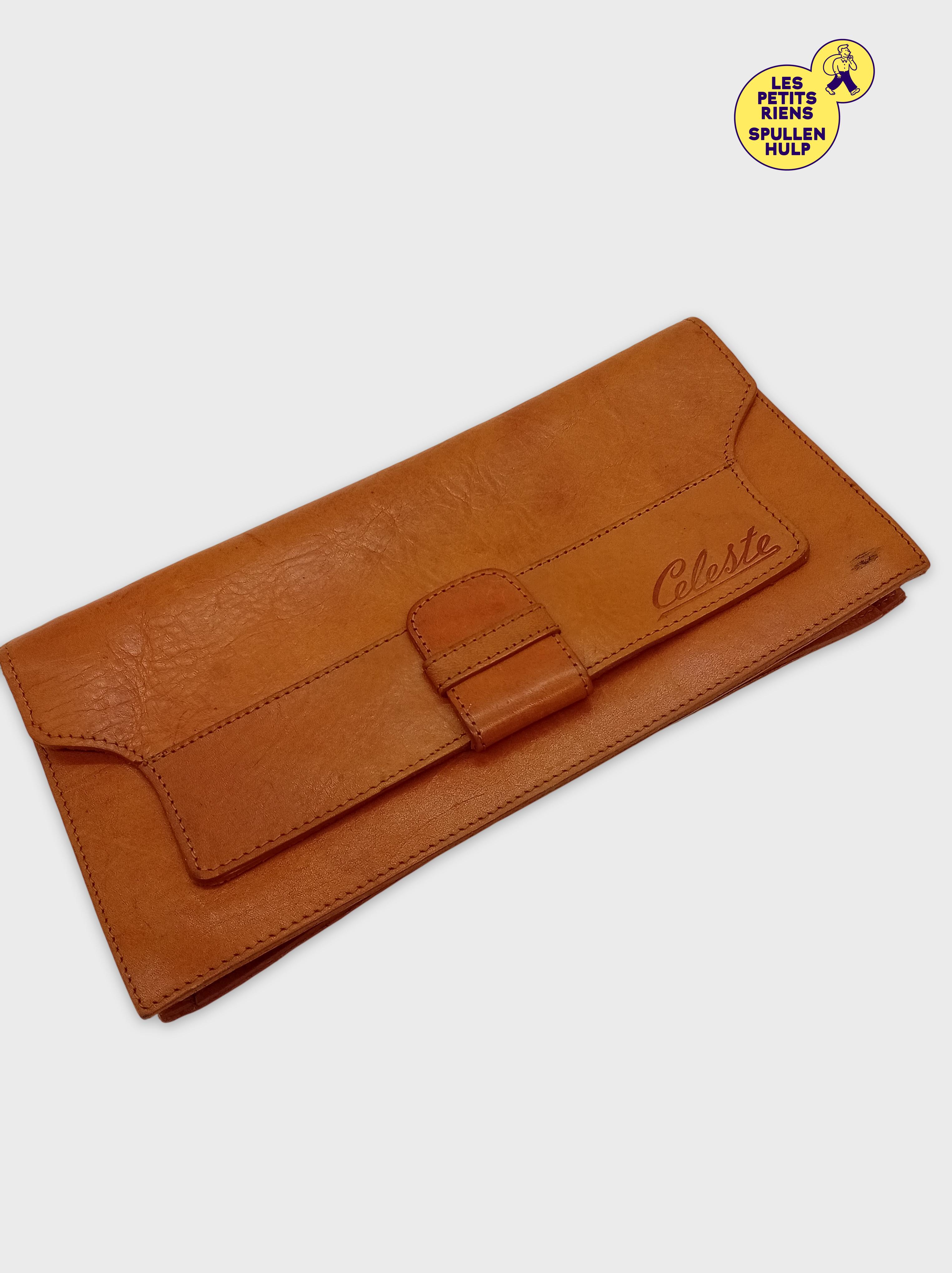 Pochette Portefeuille Celeste En Cuir Camel Taille Unique (T4242) Bon état -  reconditionné disponible sur Label Emmaüs
