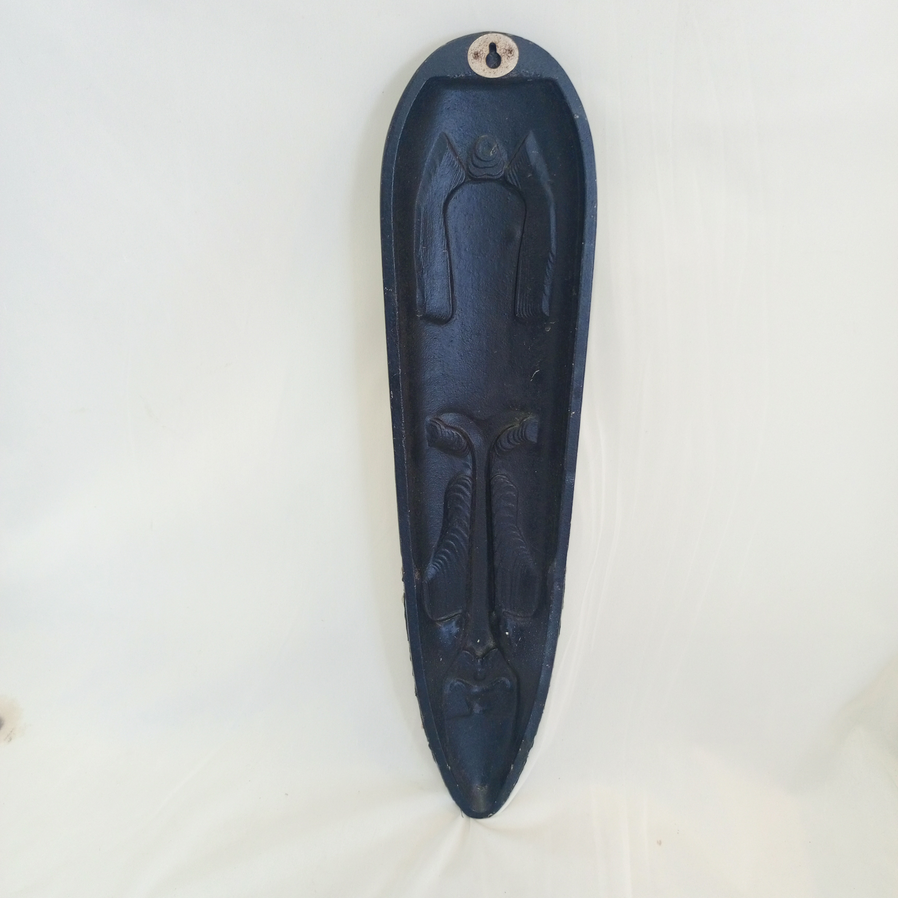 Masque Primitif Africain Mural - État correct - Photo 7