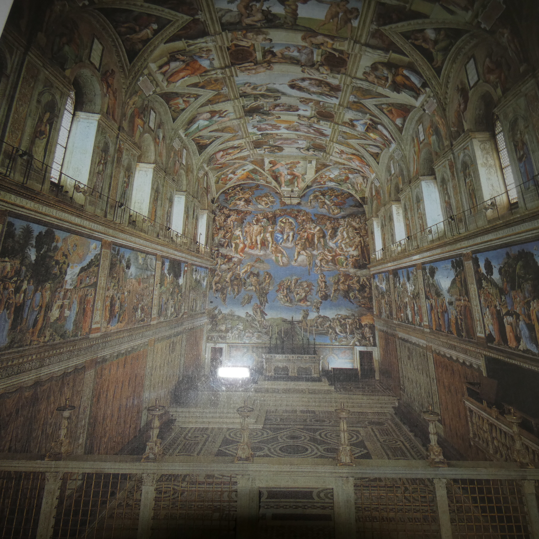 Reproduction Michel Angelo - "Jugement Dernier " Fresque de la Chapelle Sixtine - Musée du Vatican État correct - Vue 8 - 