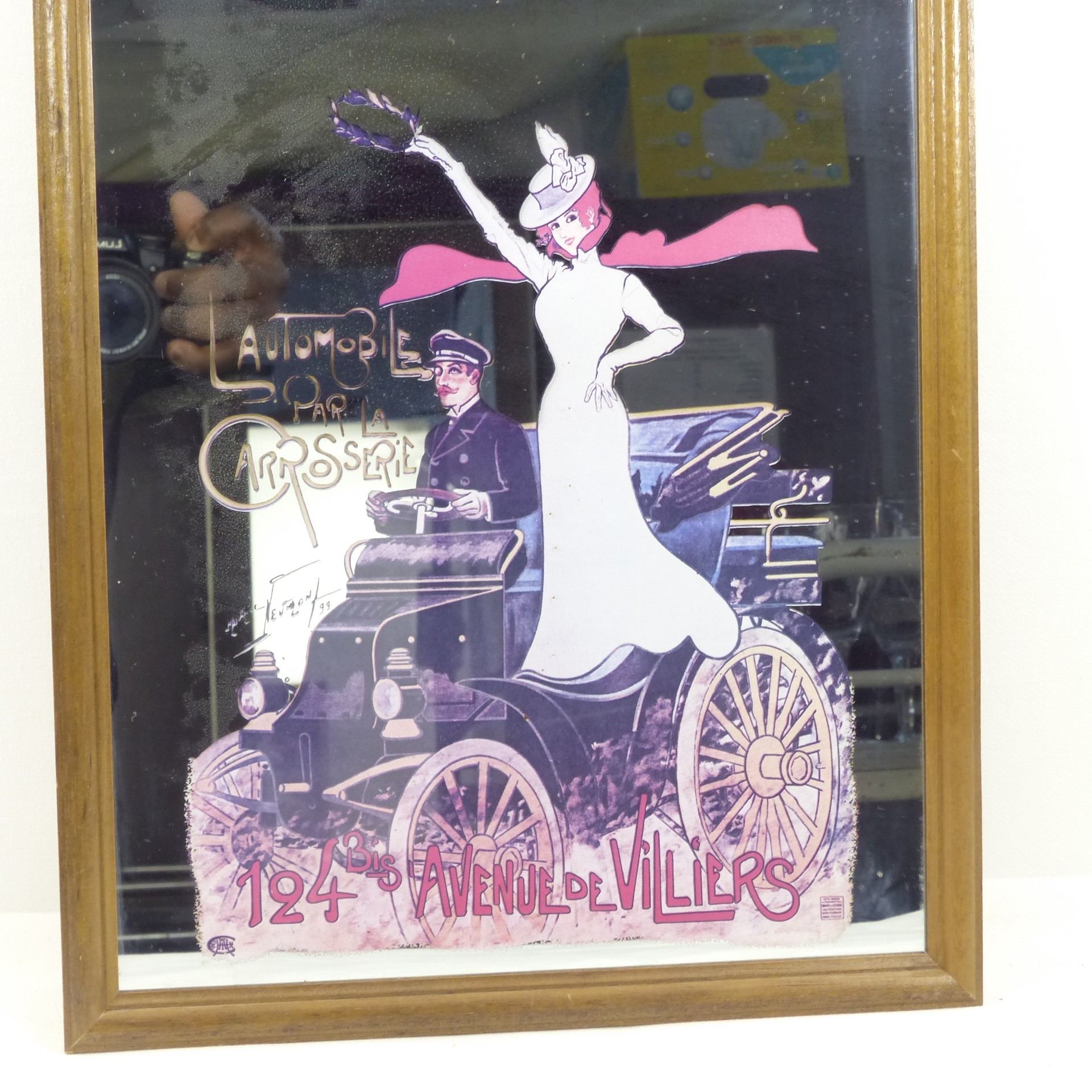 Miroir publicitaire vintage (D'occasion) à Pully pour CHF 35 - avec