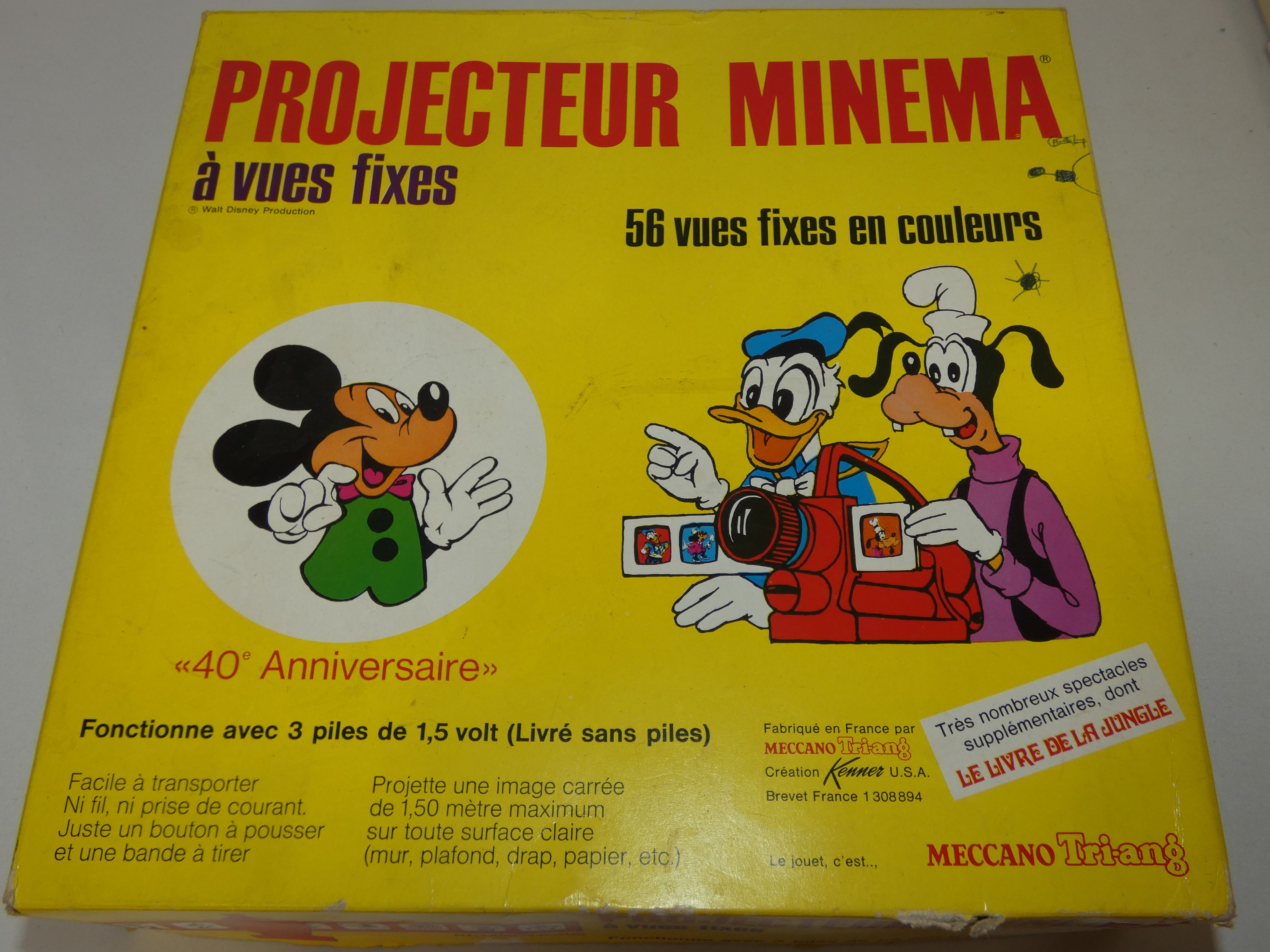Ancien Projecteur Minema à vues fixes par MECCANO  État correct - Vue 3 - 