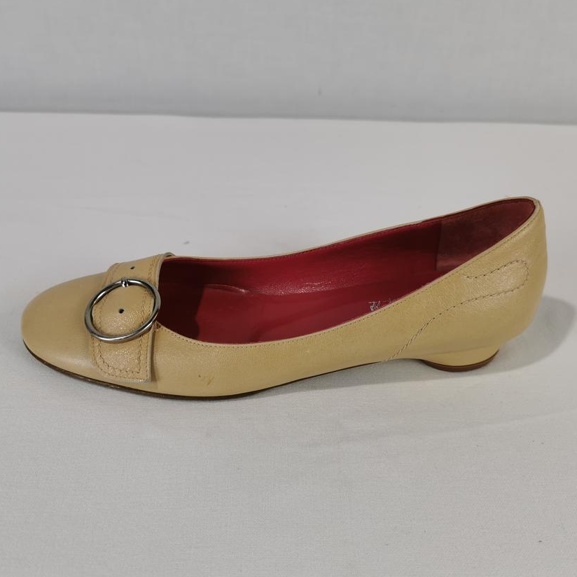 Ballerines beige - Manfield - taille 36 1/2 État correct -  reconditionné disponible sur Label Emmaüs