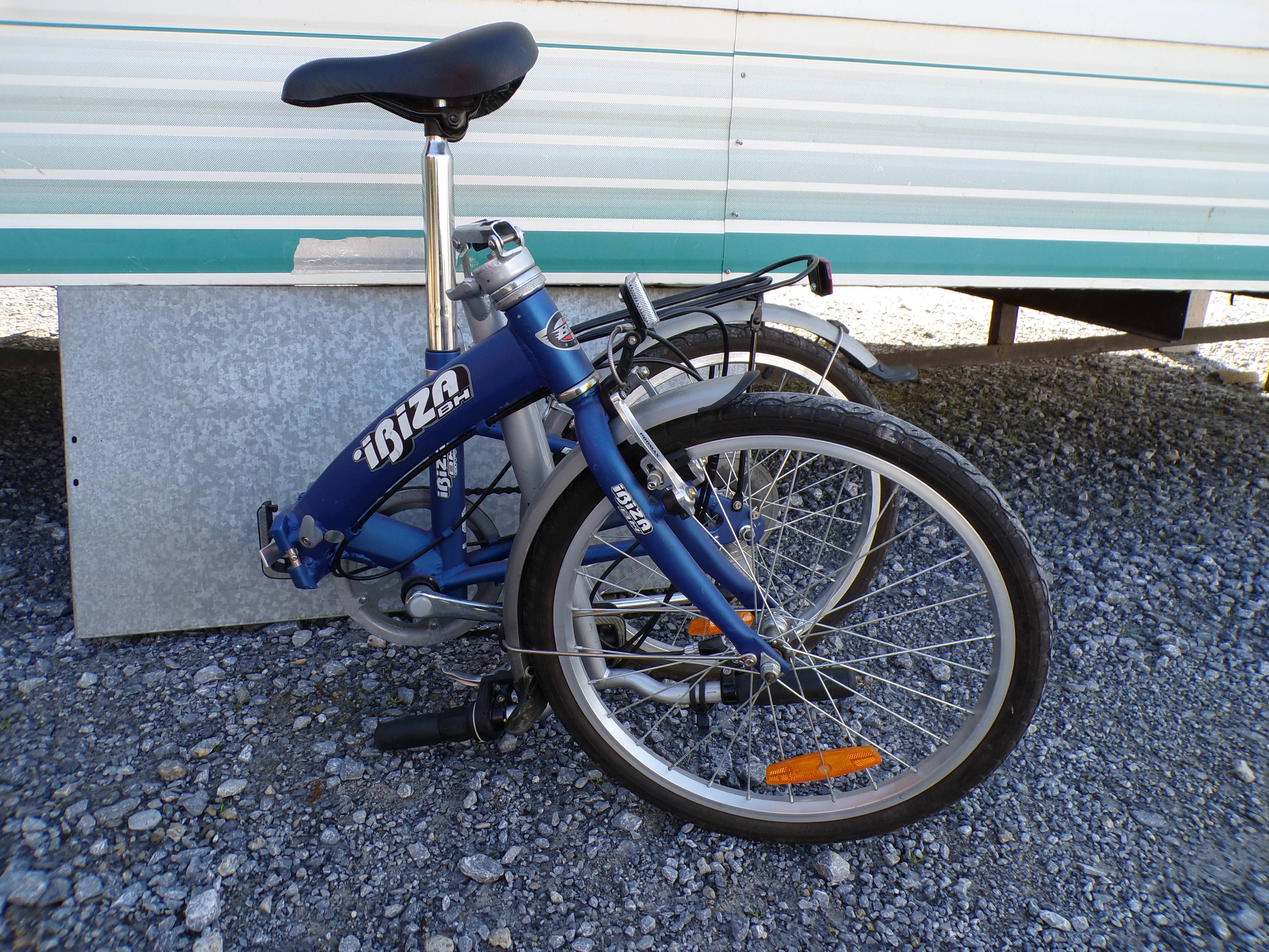 Voir photo 11 de Vélo pliant adulte bleu Ibiza Vélo pliant adulte bleu Ibiza Comme neuf - Vue 11 -