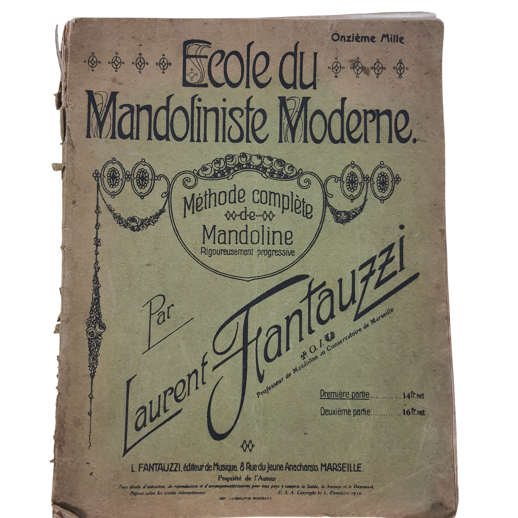 Acheter Ecole du Mandoliniste Moderne - Laurent Fantauzzi - 1910 État correct - 45,00 € Ecole du Mandoliniste Moderne - Laurent Fantauzzi - 1910 État correct - reconditionné disponible sur Label Emmaüs