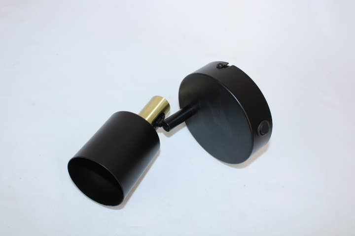 Applique murale noire et dorée- spot orientable - Photo 2