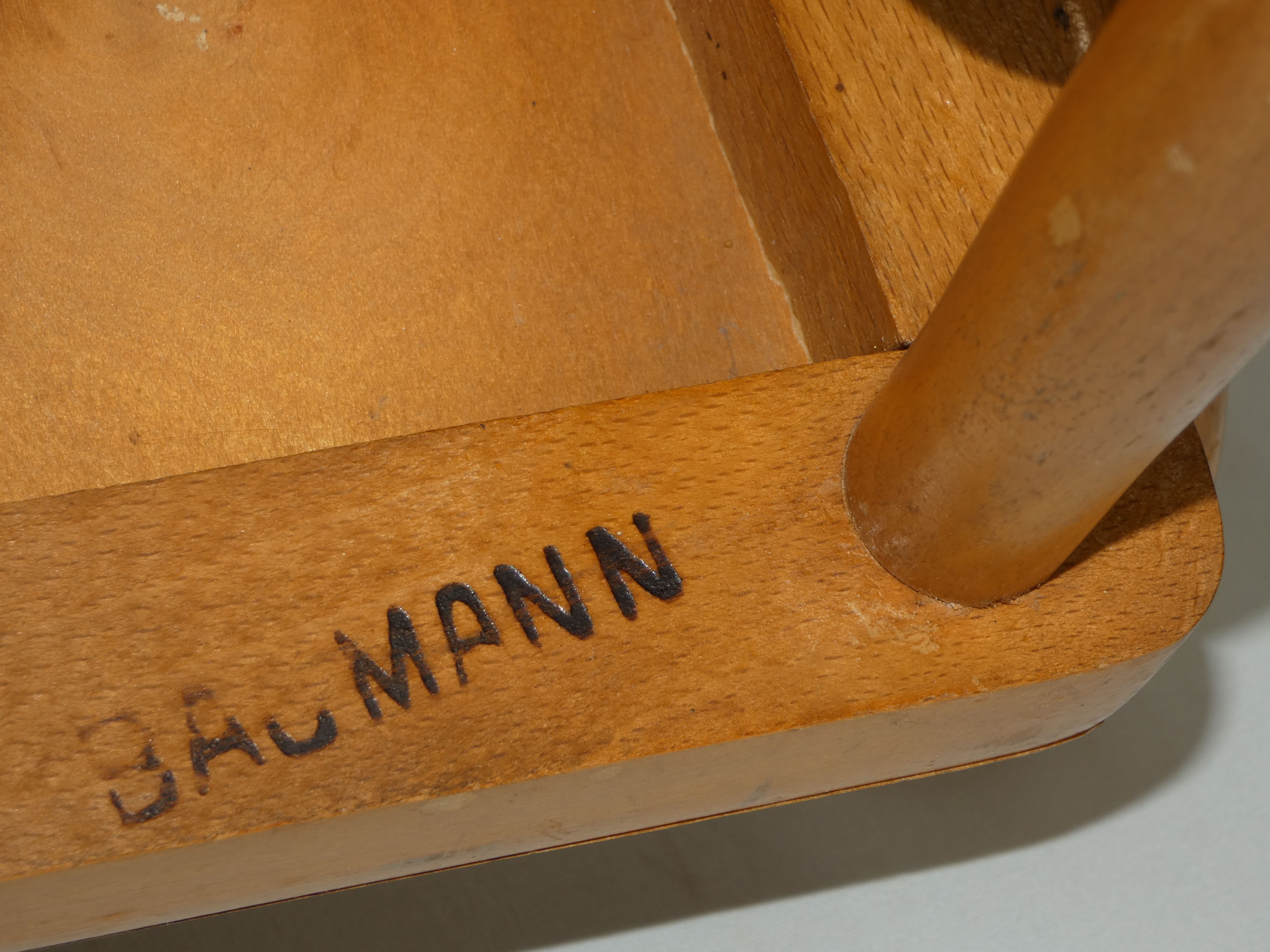 Chaise enfant en bois avec accoudoirs de marque BAUMANN - Photo 7