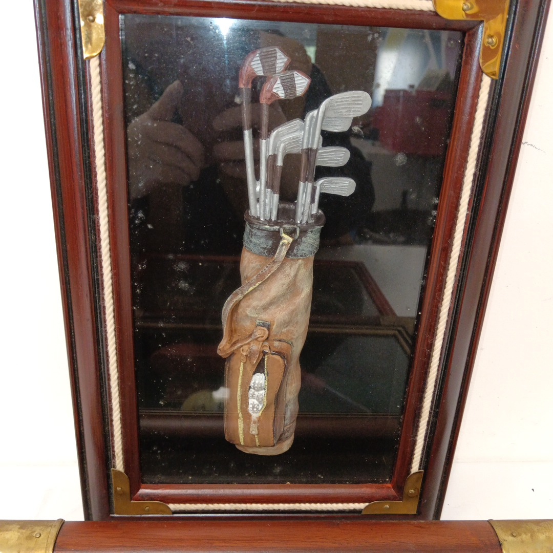 3 cadres vitrine amateurs de Golf  - Vue 4 - 