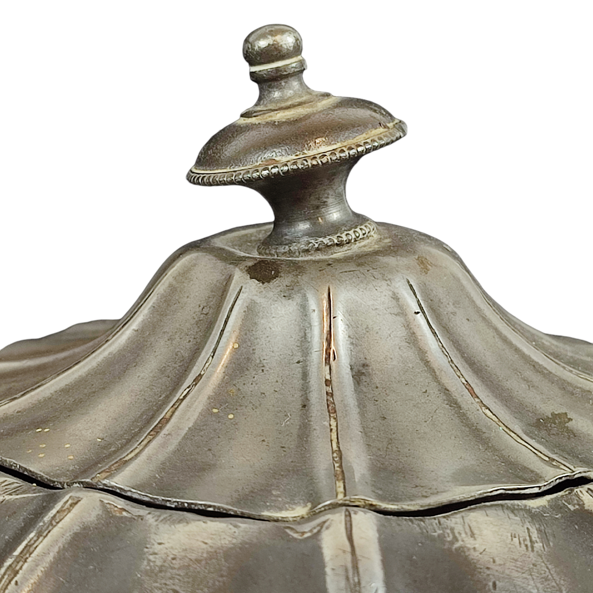 Ancienne théière SHEFFIELD en métal argenté Woodcock and Hardy 1495 - Image 12