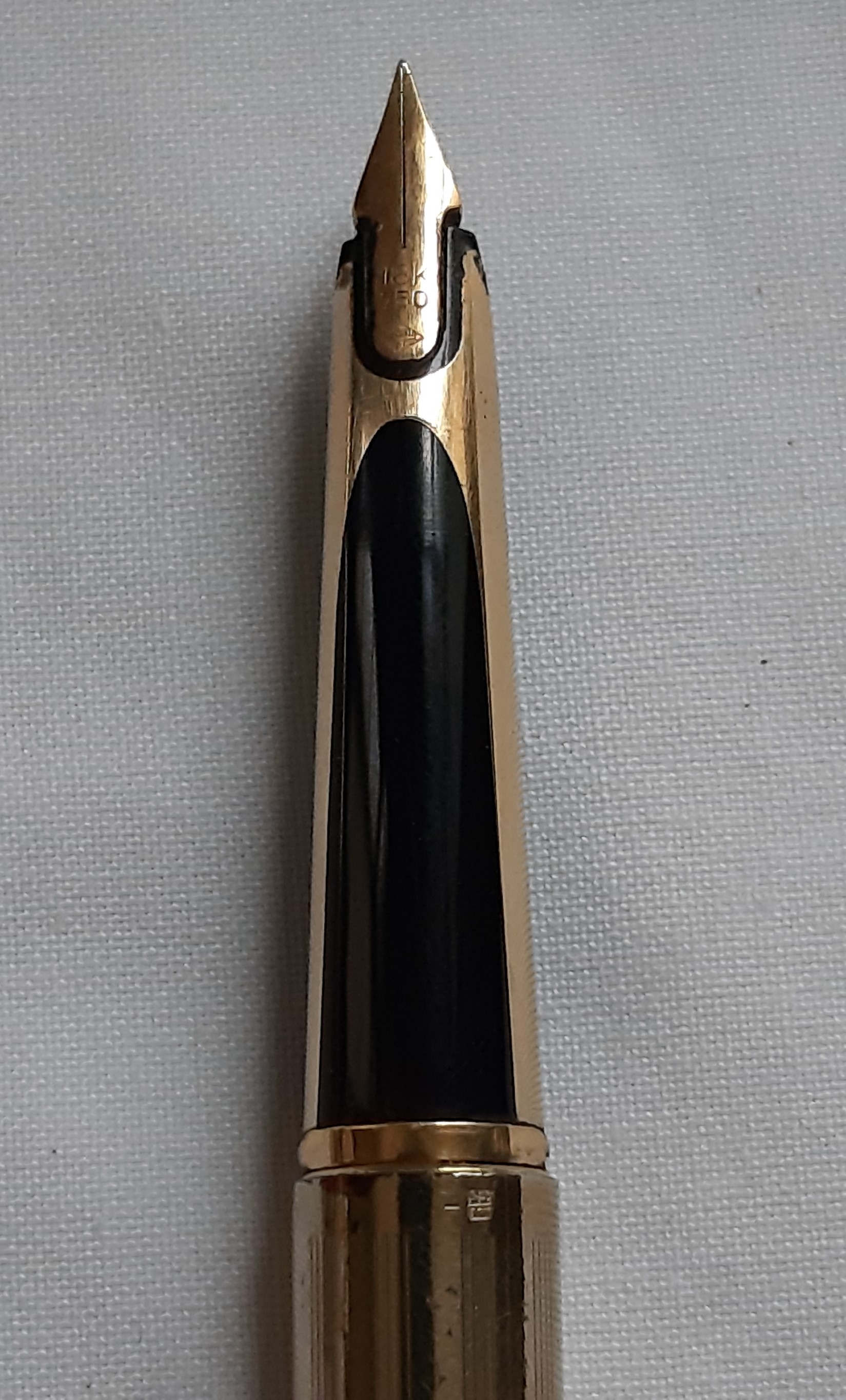 Stylo Plume Waterman En Plaqu Or Des Ann es 80 Plume En Or 18 