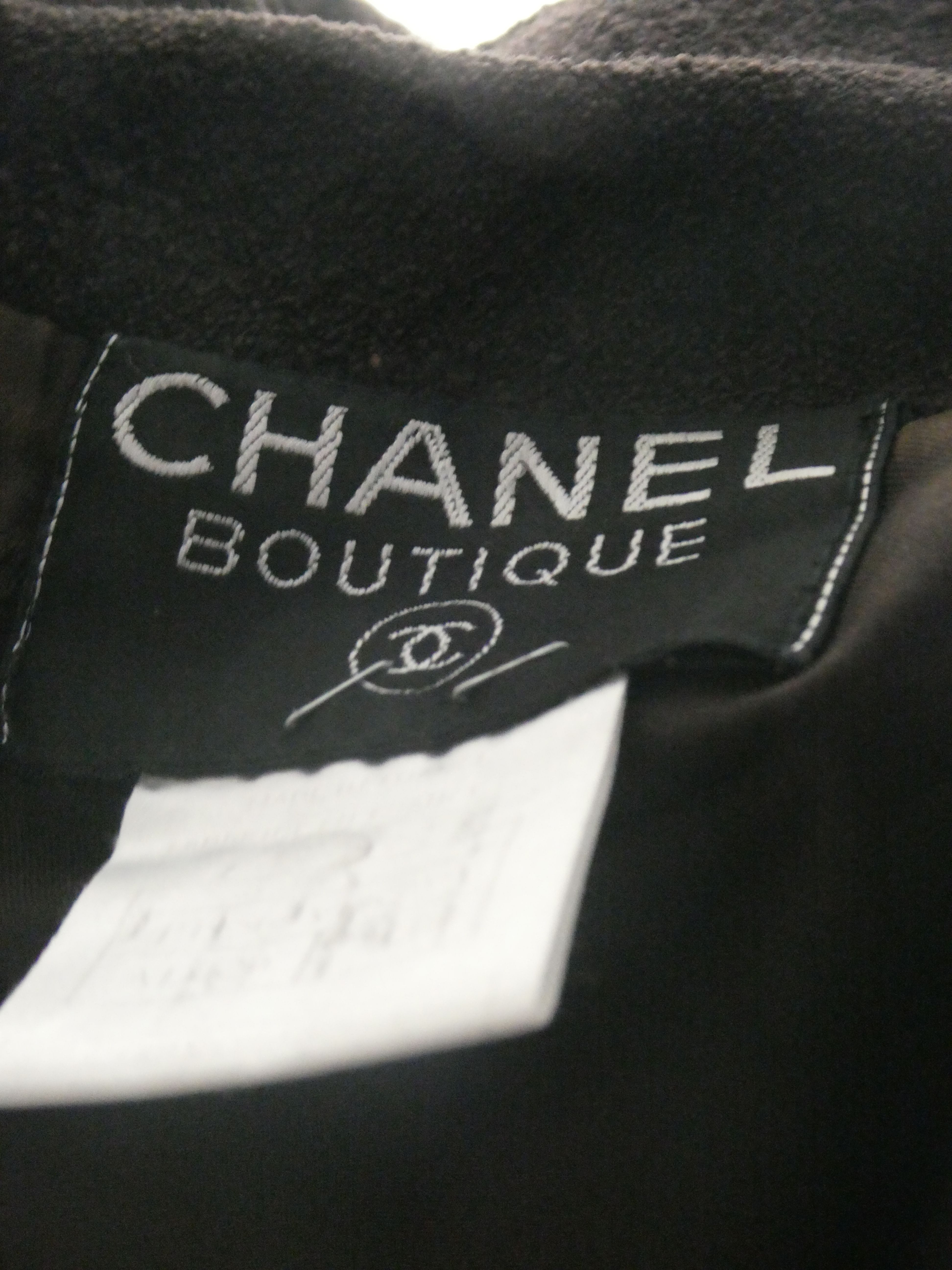 Chanel veste manches longues encolure tailleur - Taille L - Photo 13