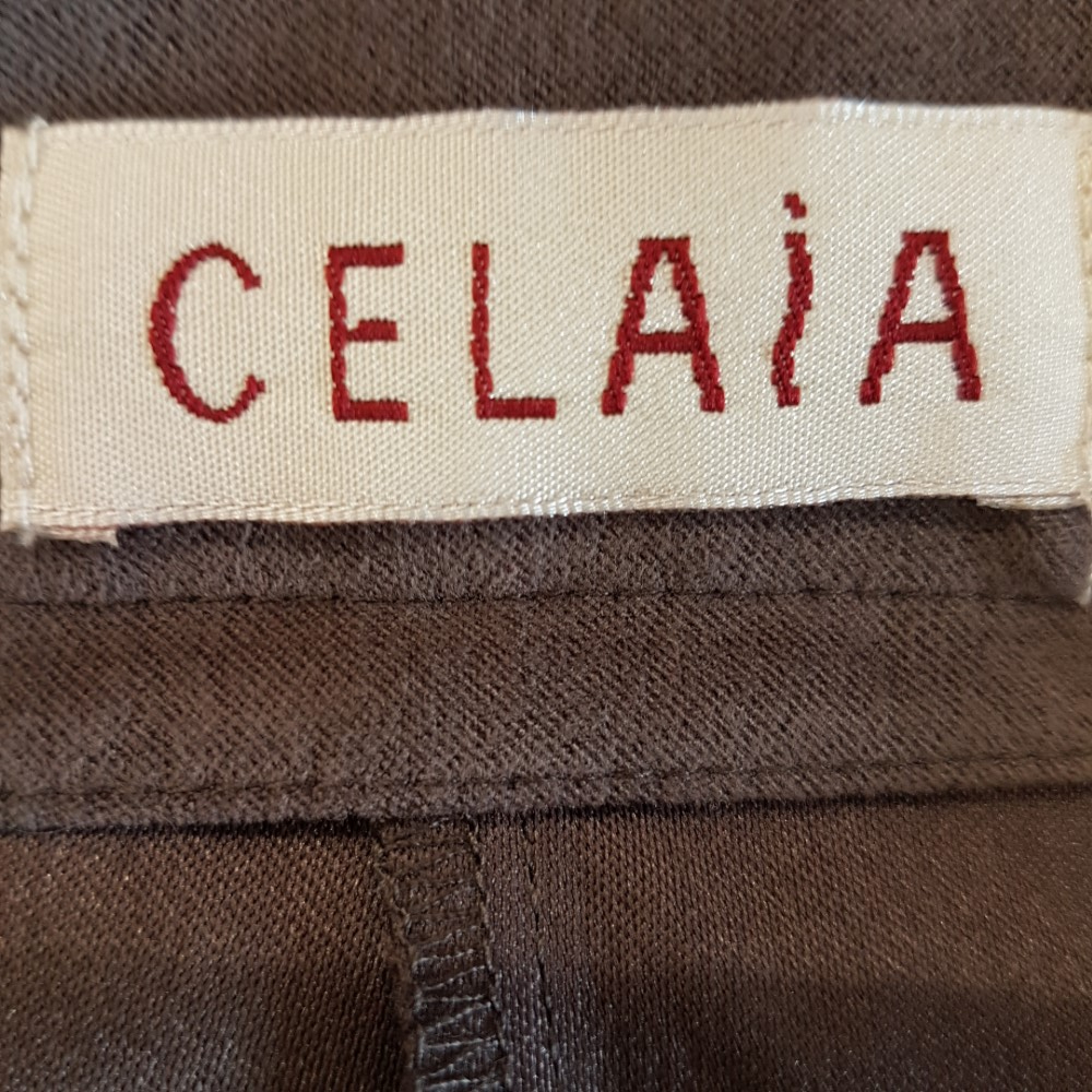 Jupe de fêtes à volants marron glacé - CELAIA - taille 42 - Photo 6