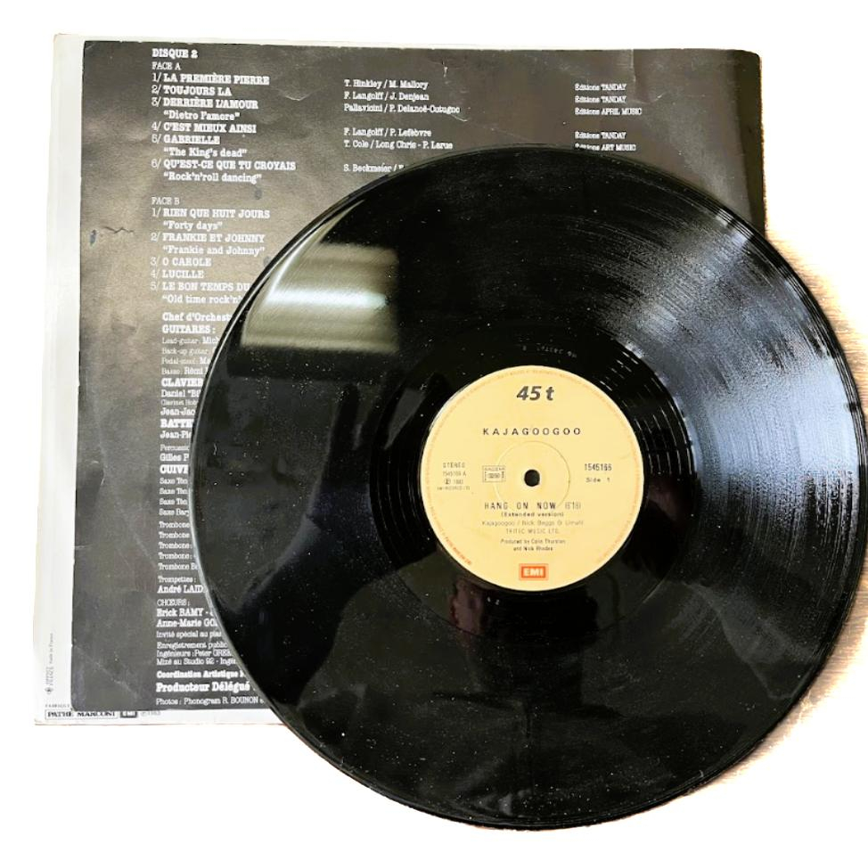 Vinyle 45 tours " Hang on Now" de Kaja Goo Goo. Bon état - Vue 3 - 