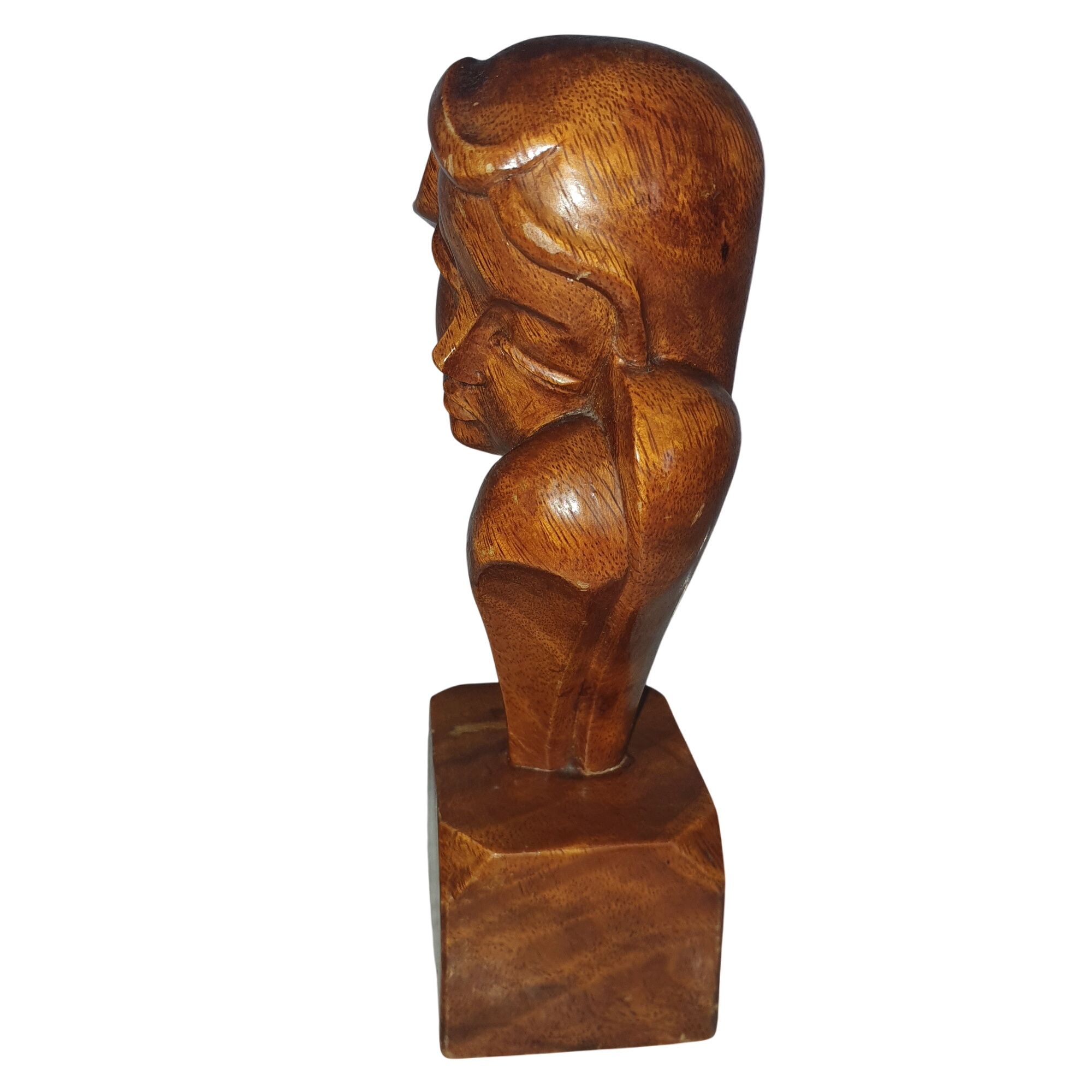 Sculpture bois femme - Photo 0