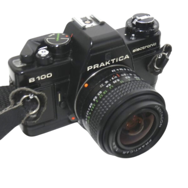 Acheter Appareil photo argentique Praktica B100 electronic + 3 objectifs Bon état - 79,00 € Appareil photo argentique Praktica B100 electronic + 3 objectifs Bon état - reconditionné disponible sur Label Emmaüs