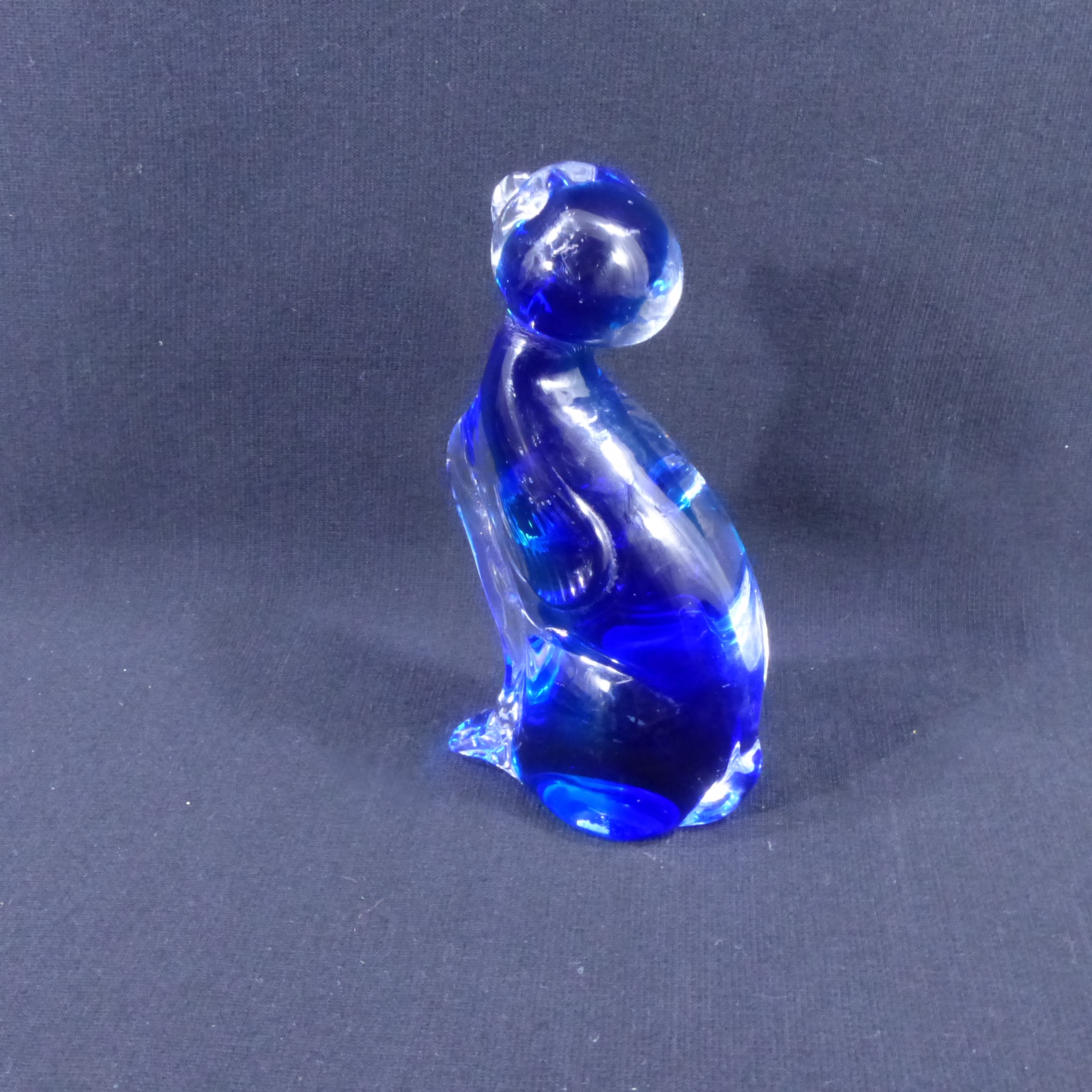 Sculpture en verre sommerso de Murano / attribue à Sandro Frattin - Estampillé Vetreria Artistica tfz Bon état - Vue 3 - 