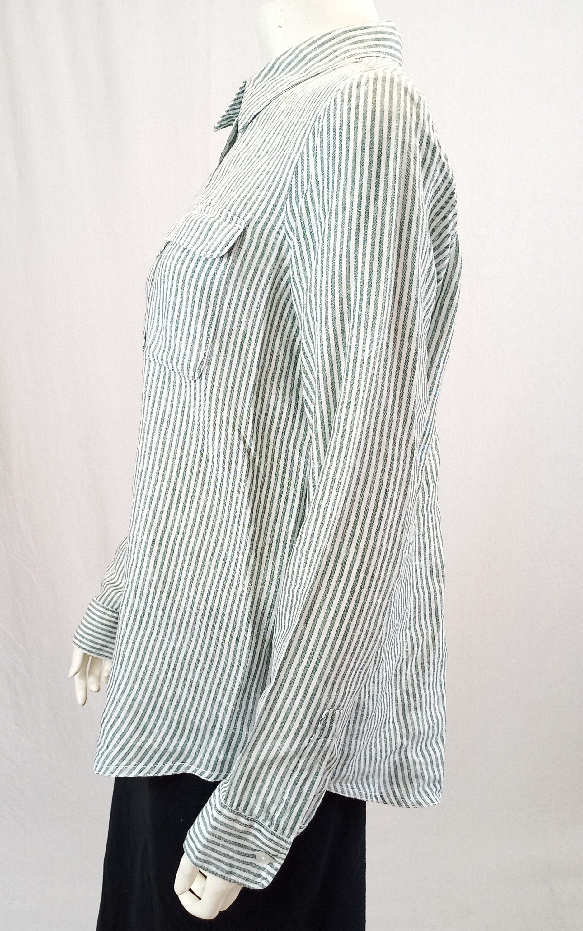 Chemise 100% lin Taille 40/42 estimée - Photo 1