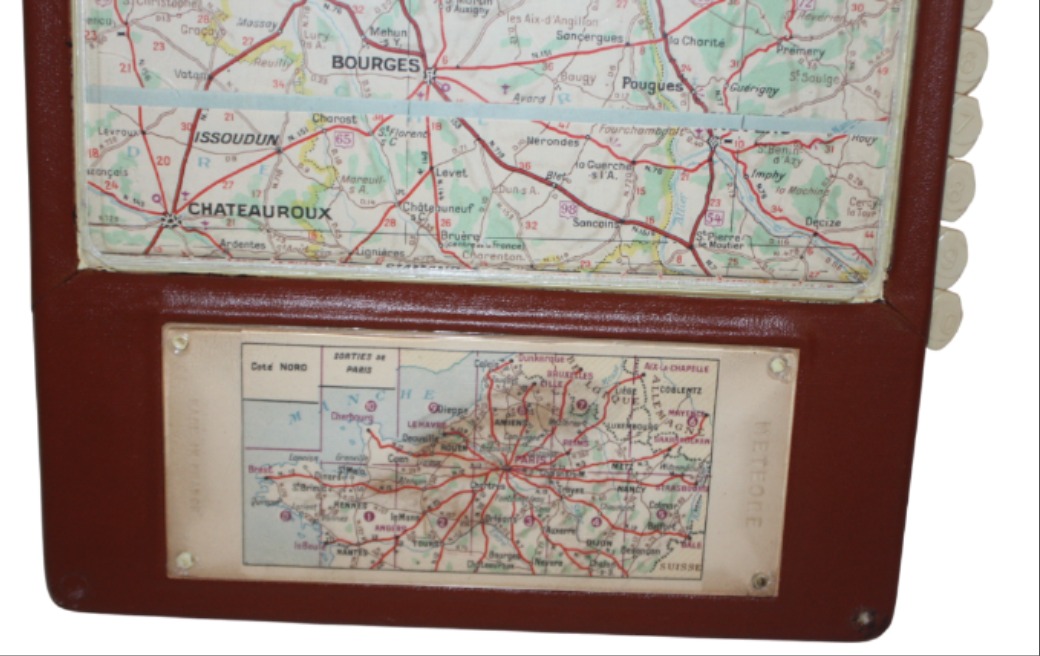Carte routière de France à mécanisme METEOR (1956) - Photo 7
