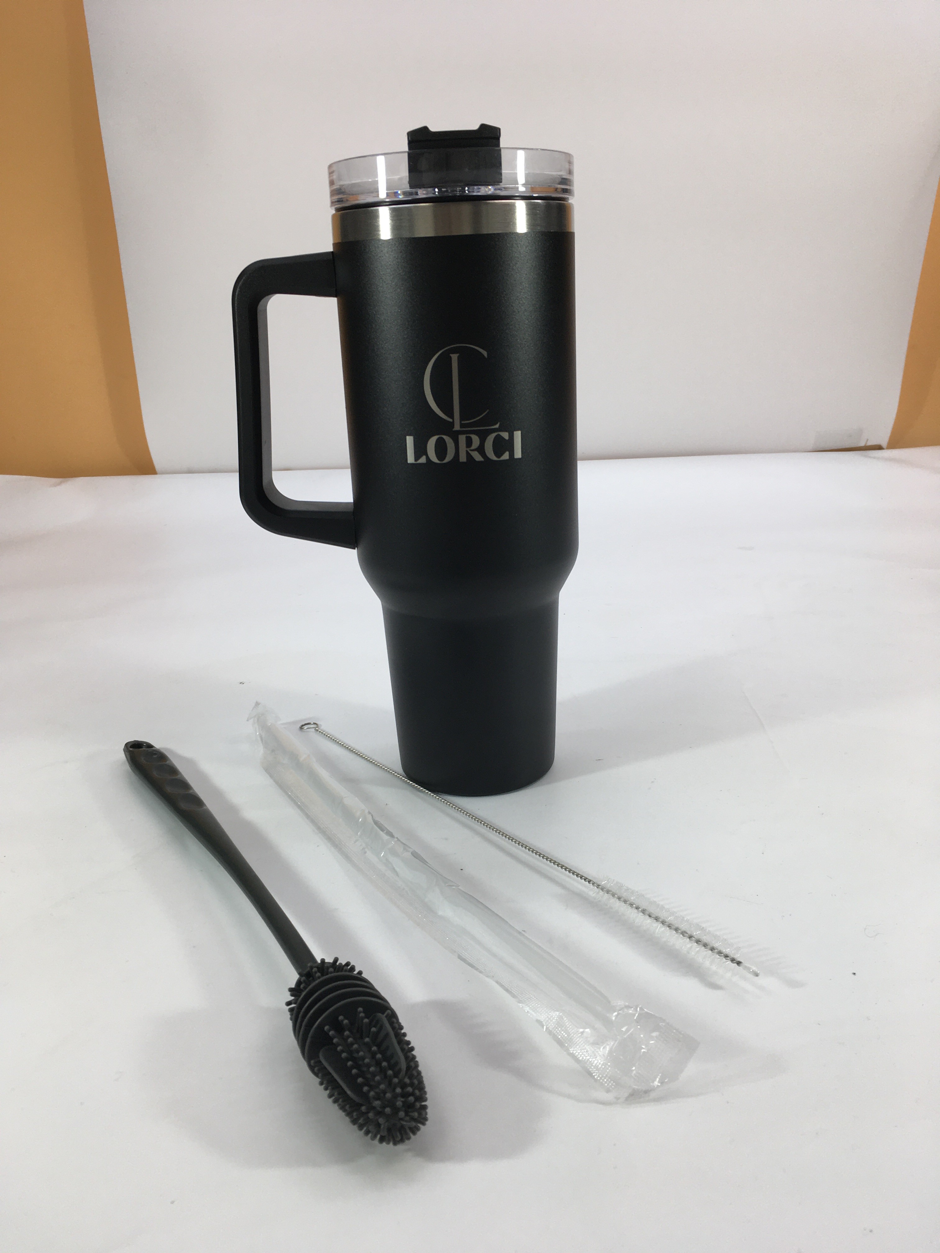 Thermos chaud froid avec poignet et paille LORCI - Neuf - Photo 1