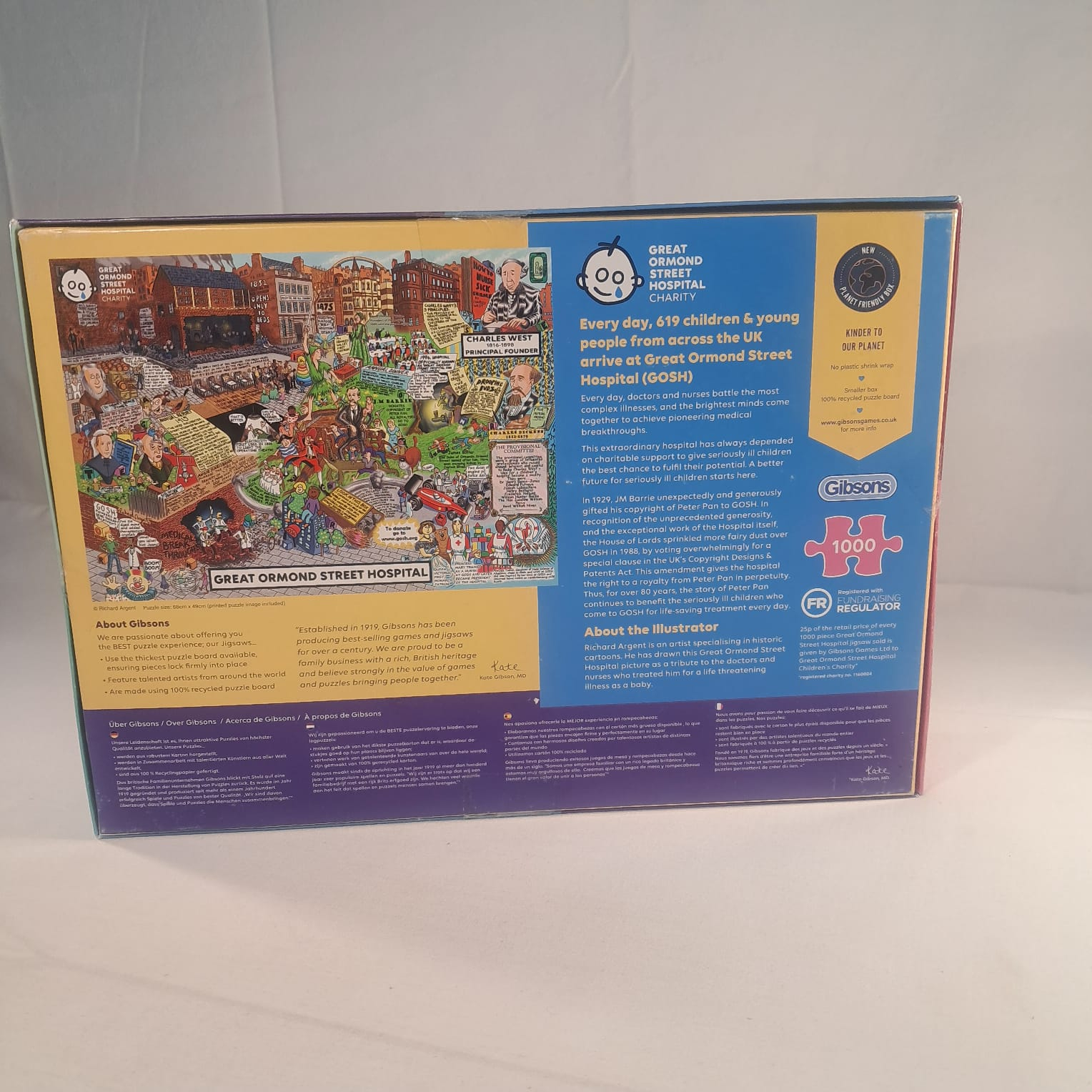 Voir photo 6 de Puzzle Great Ormond Street Hospital 1000 pièces Gibsons Puzzle Great Ormond Street Hospital 1000 pièces Gibsons Très bon état - Vue 6 -