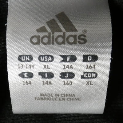 Veste de sport noire imprimée - fille - adidas - taille 14 ans - Photo 3