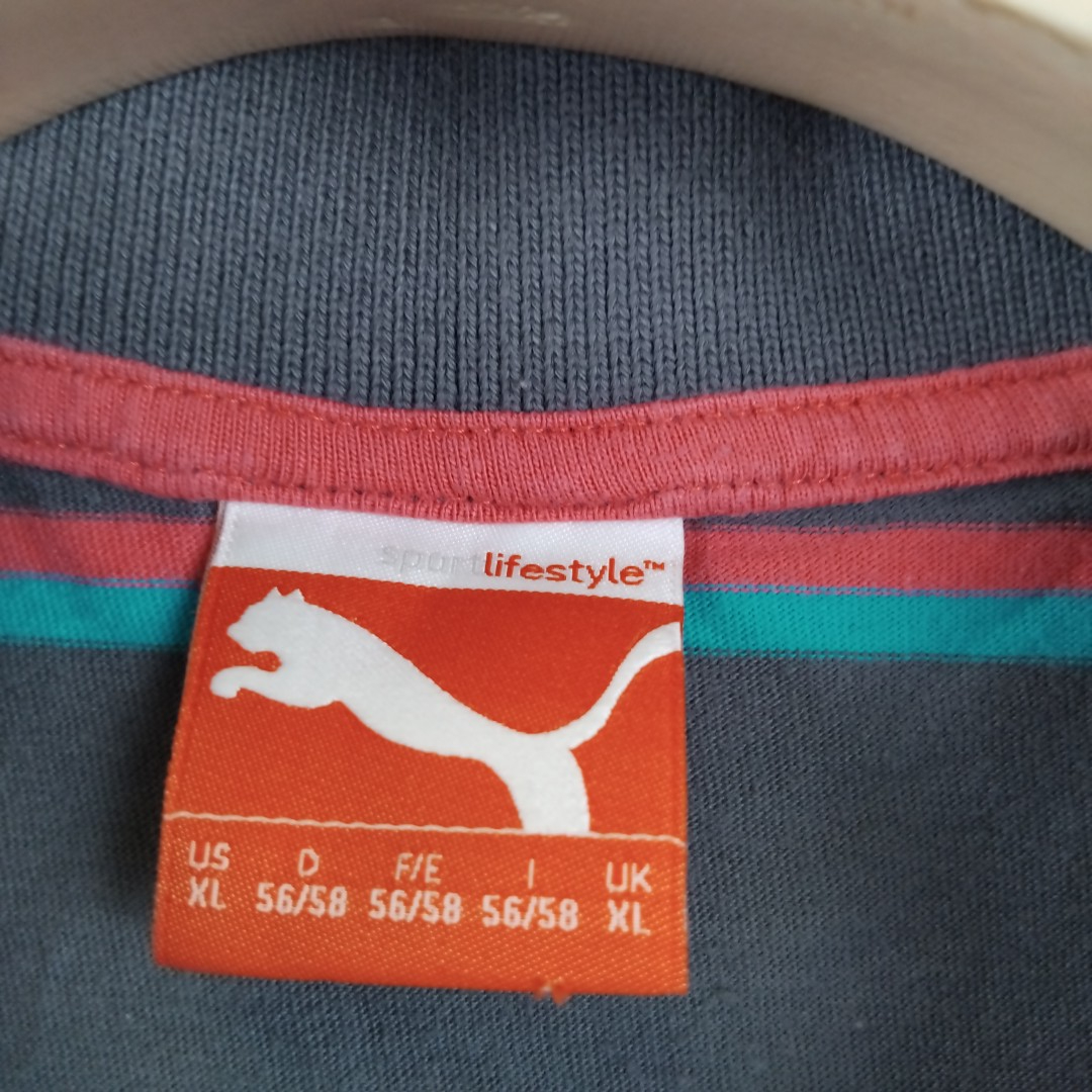 Puma - polo multi couleur à rayures - Taille 48 ( estimé) - Photo 3