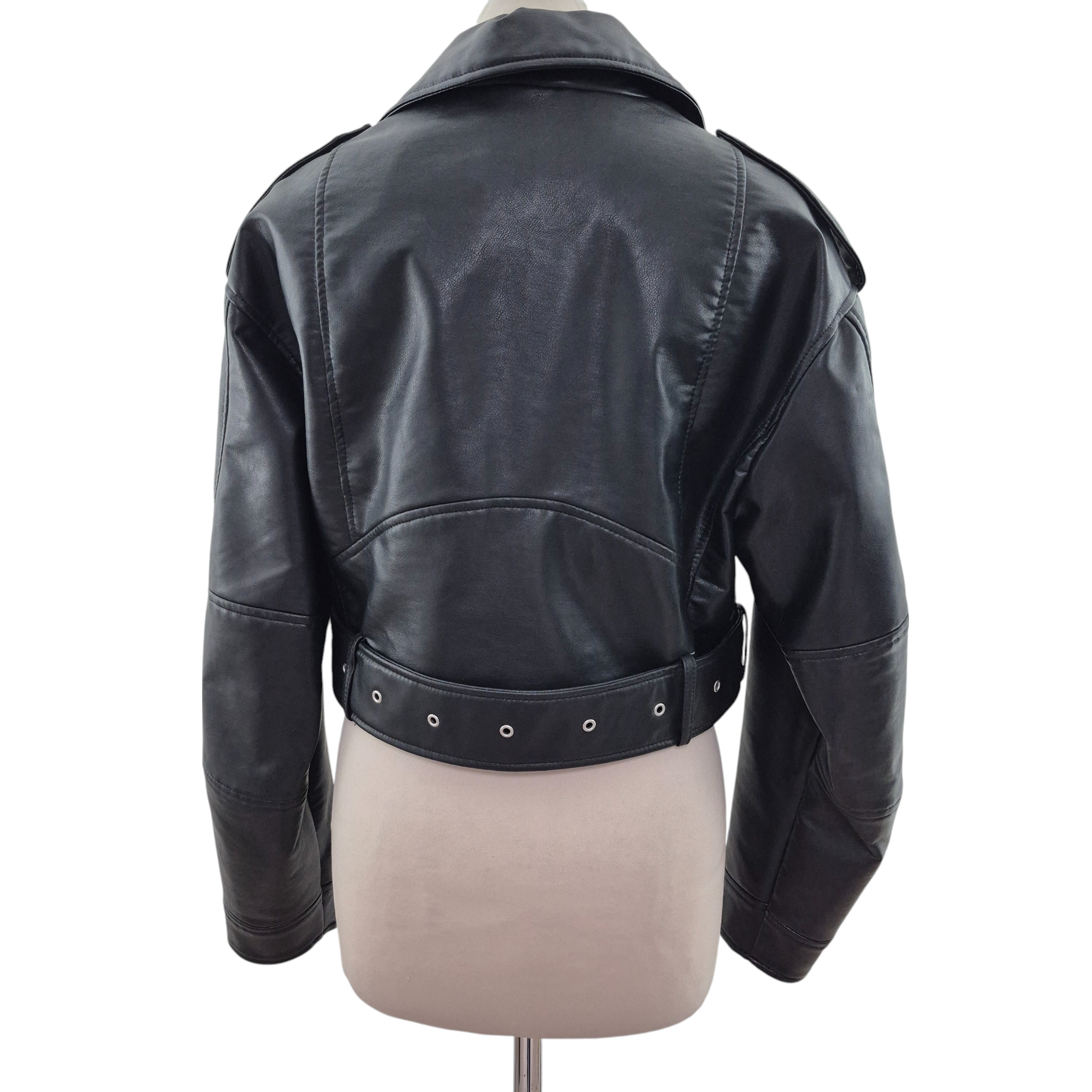 Veste simili cuir - Zara - S - Photo 2