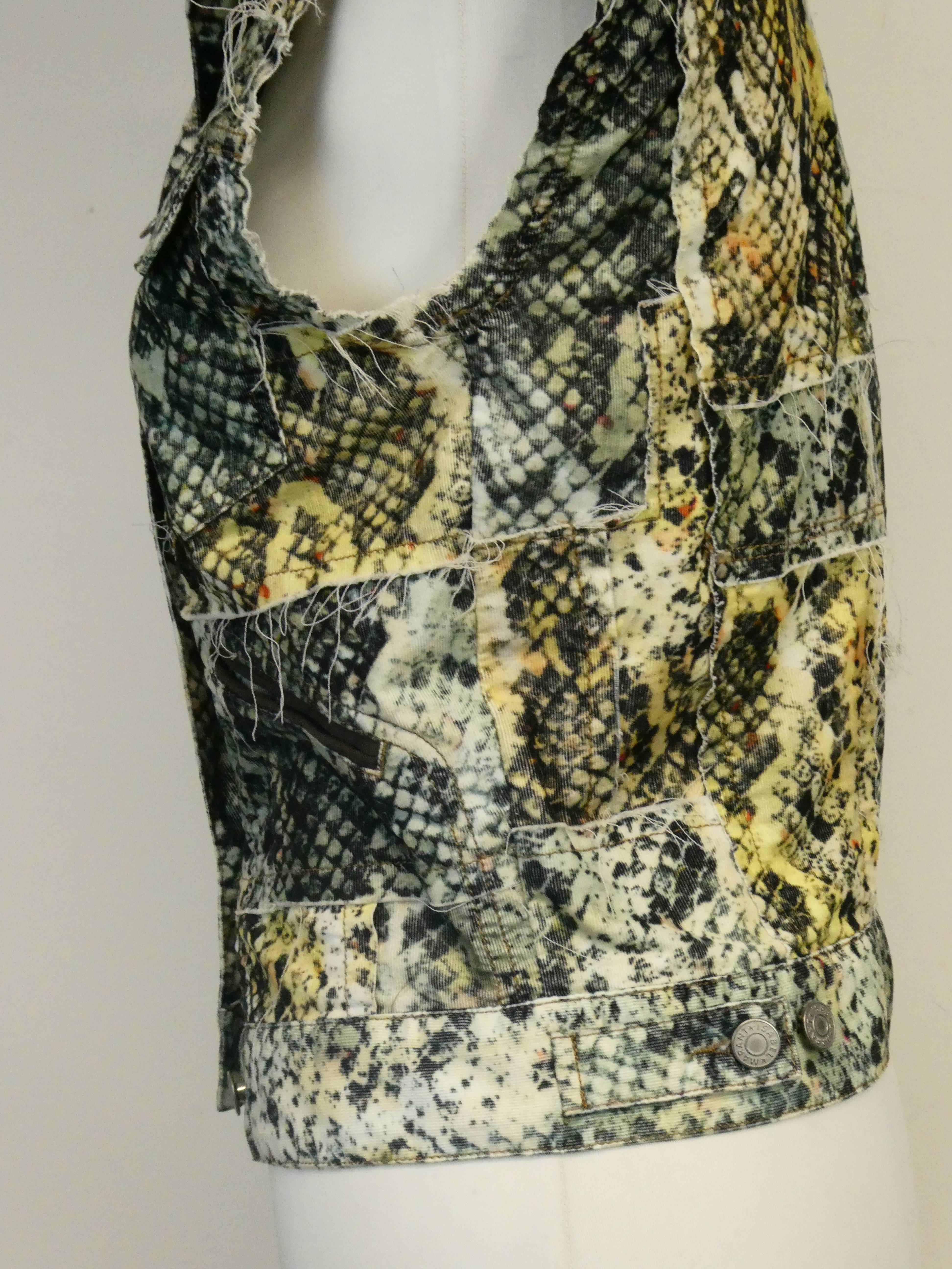Isabel Marant gilet sans manches à motif - Taille M - Photo 8