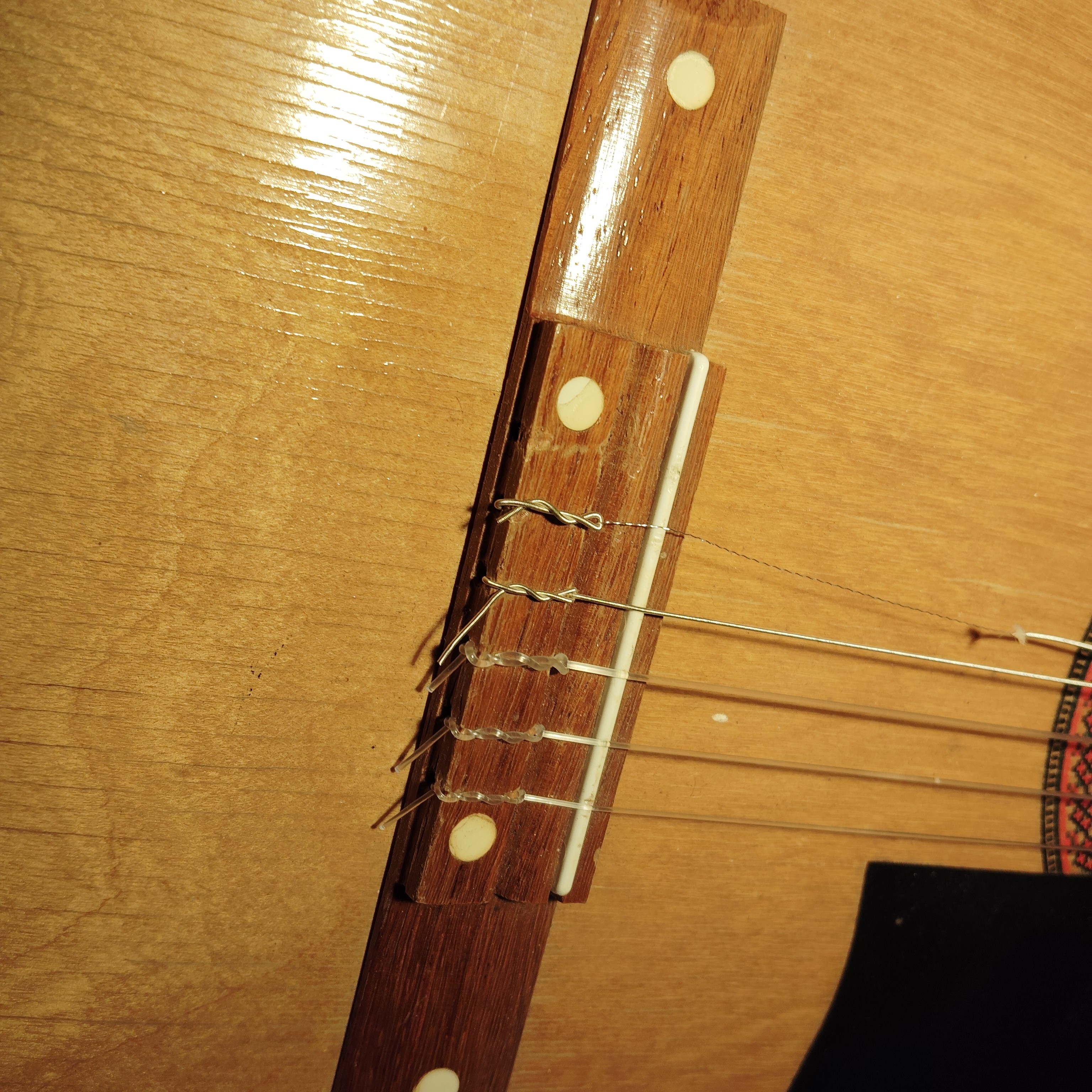 Guitare acoustique Egmond Brothers of Holland avec étui de transport et tuyau de tangage - Photo 9