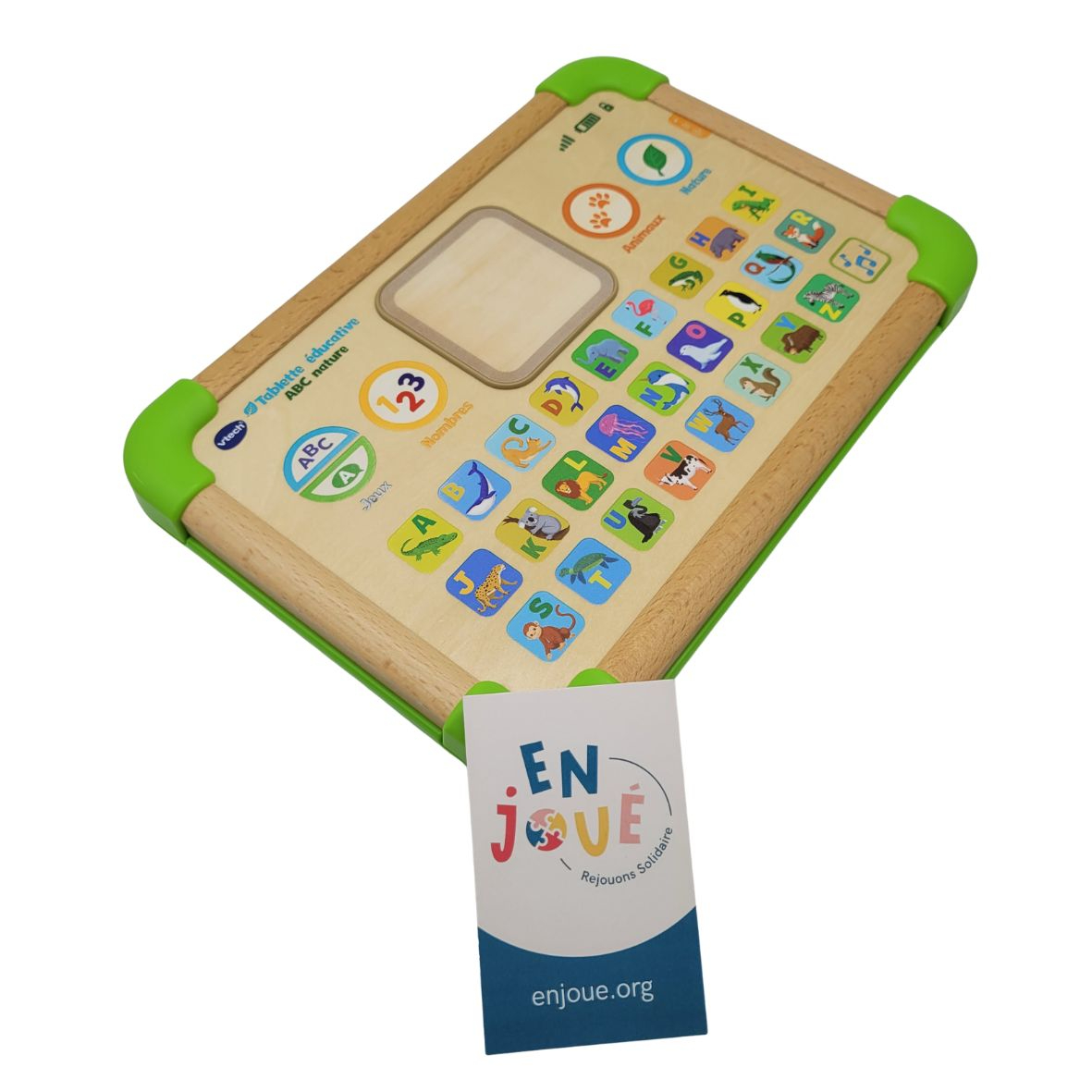 Premier âge - Tablette éducative ABC nature - Vtech - À partir de 1 an. Très bon état - Vue 3 - 