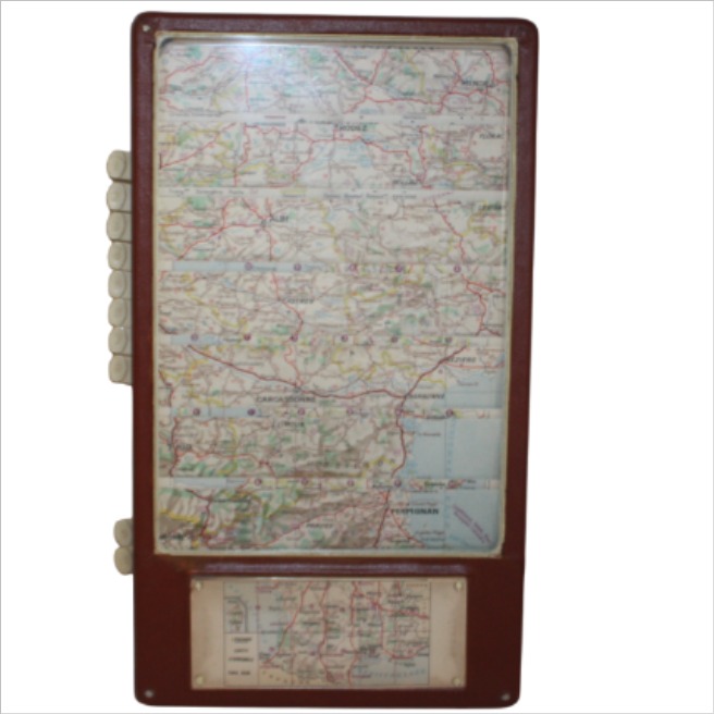 Carte routière de France à mécanisme METEOR (1956) - Photo 2