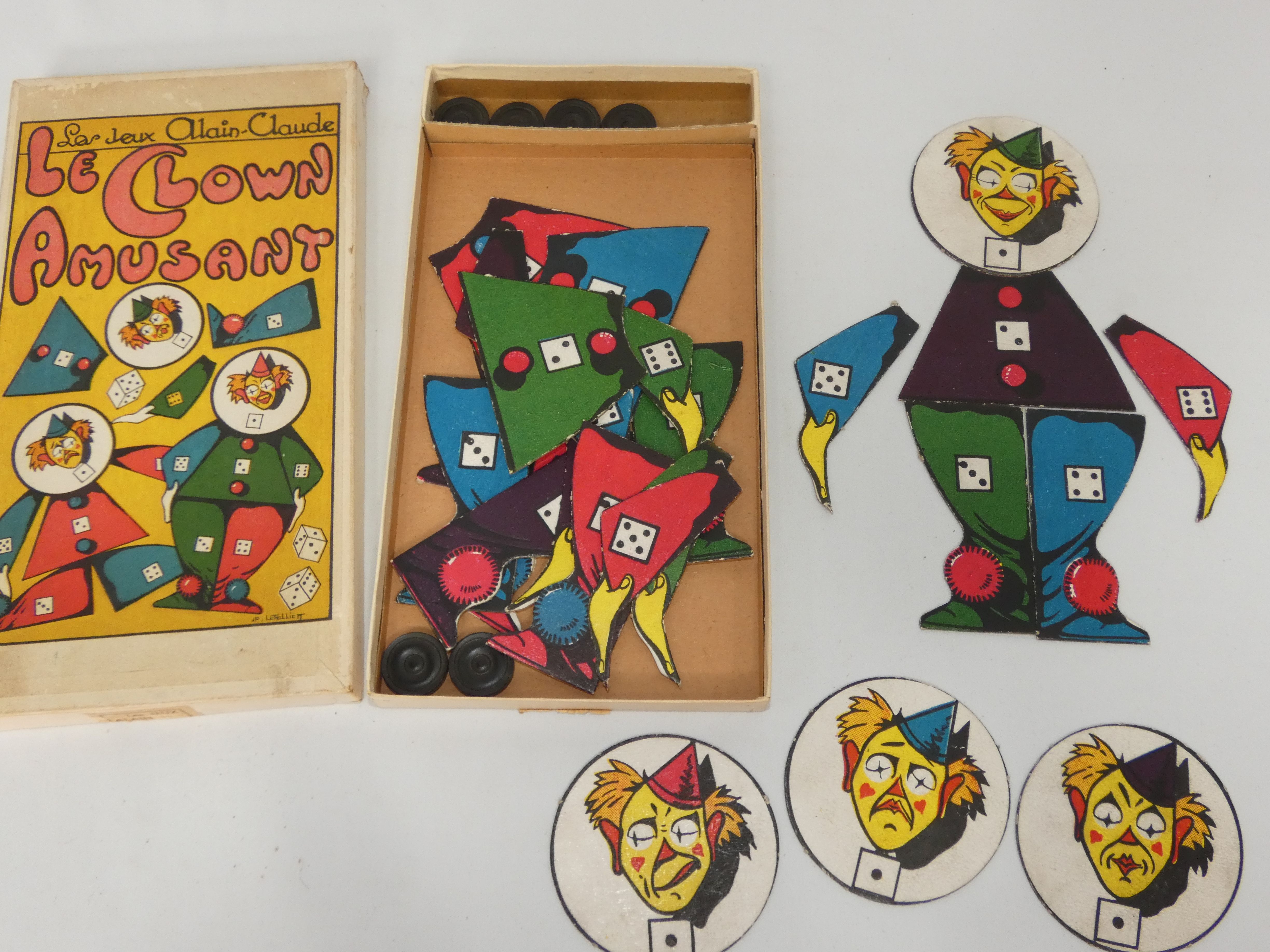 Jeu ancien "Le Clown Amusant" chez Les jeux Alain-Claude Bon état - Vue 2 - 