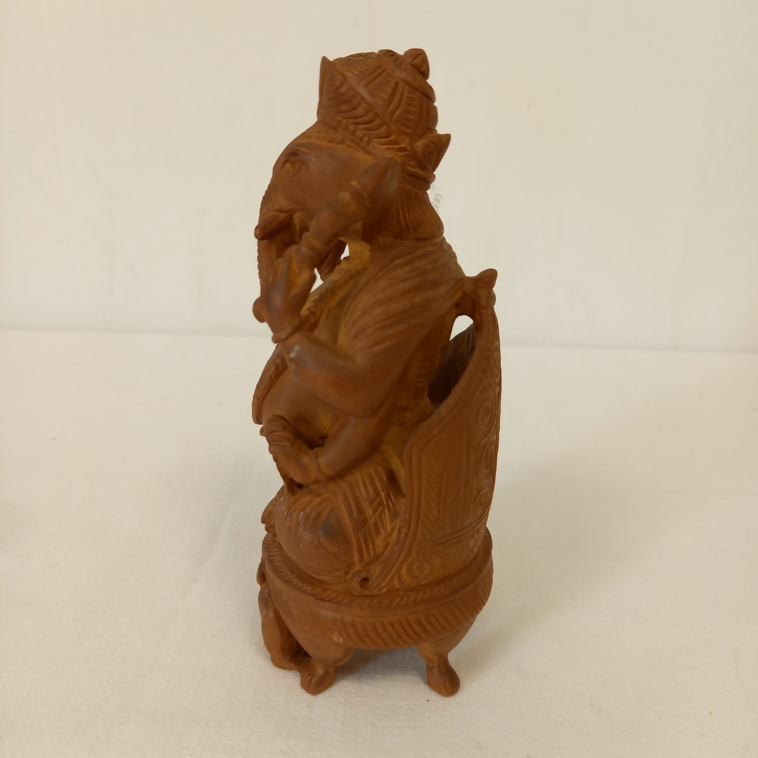 statue de ganesh statue du seigneur ganesh de 15 cm en bois - Photo 2