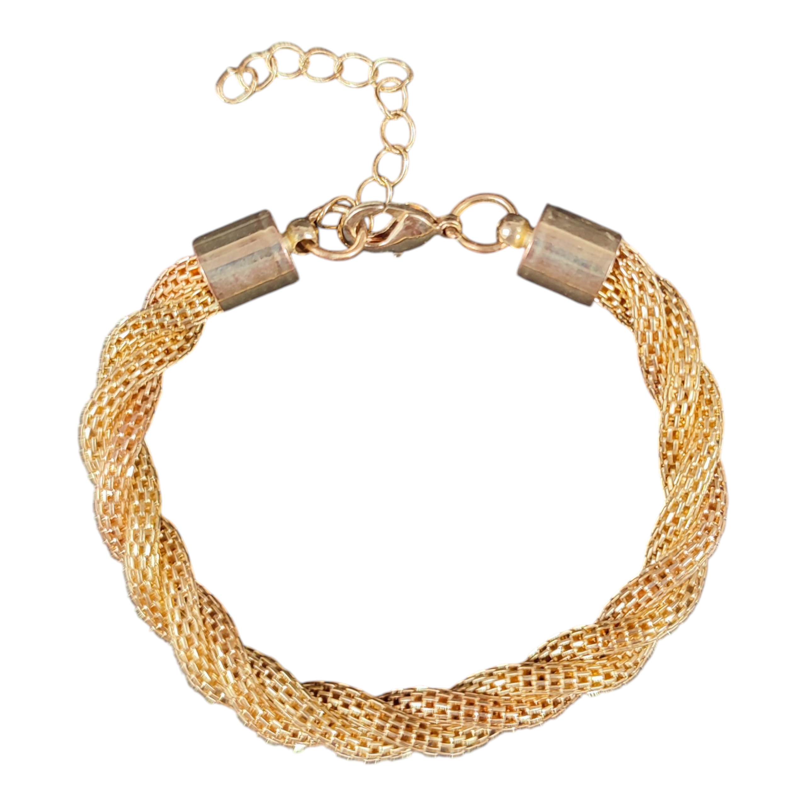 Bracelet en mtal dor - maille corde - Label Emmaus - Modalova