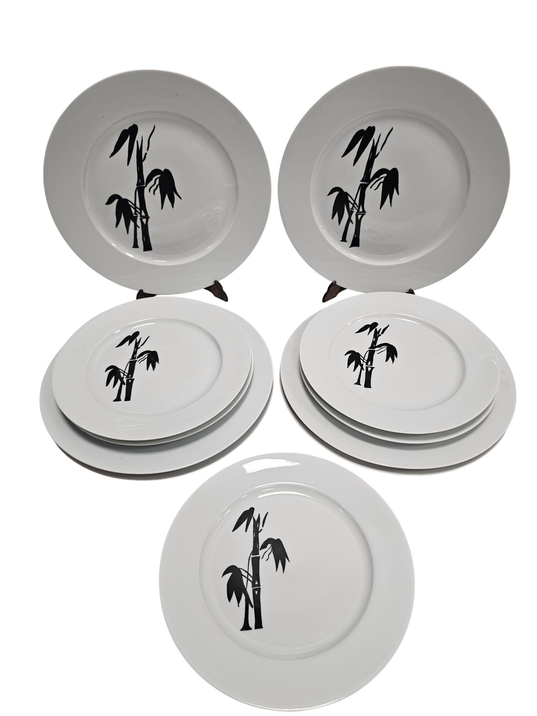 Lot de 11 assiettes en porcelaine France, OXFORD - Photo 0