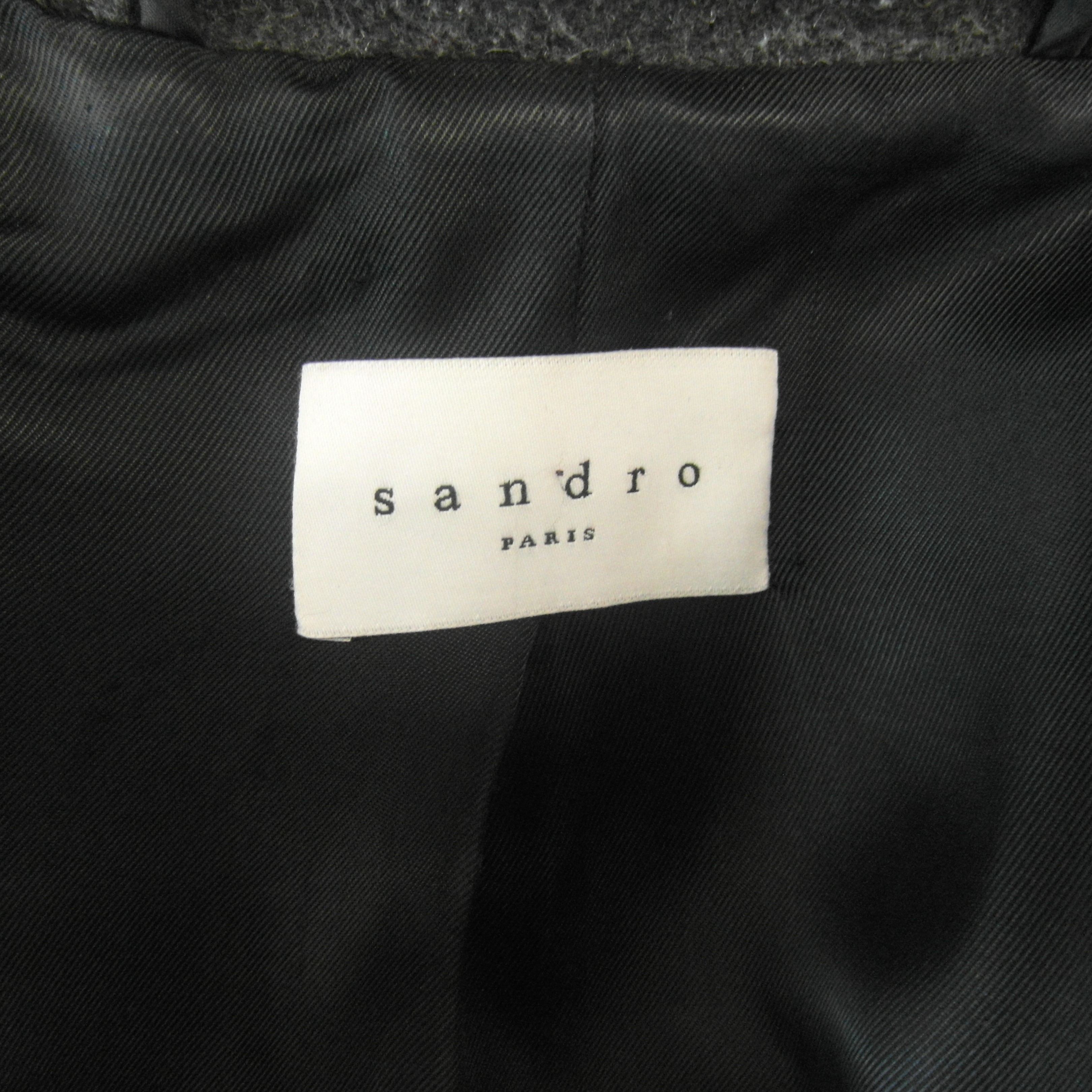 Manteau sandro en laine taille 40 - Photo 5