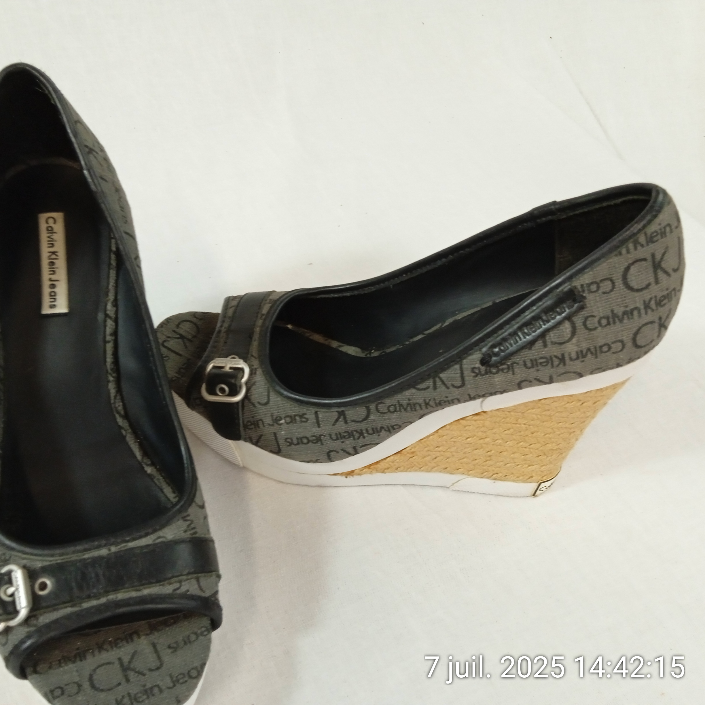 Chaussures compensées Calvin Klein Jeans P.38 - Photo 2