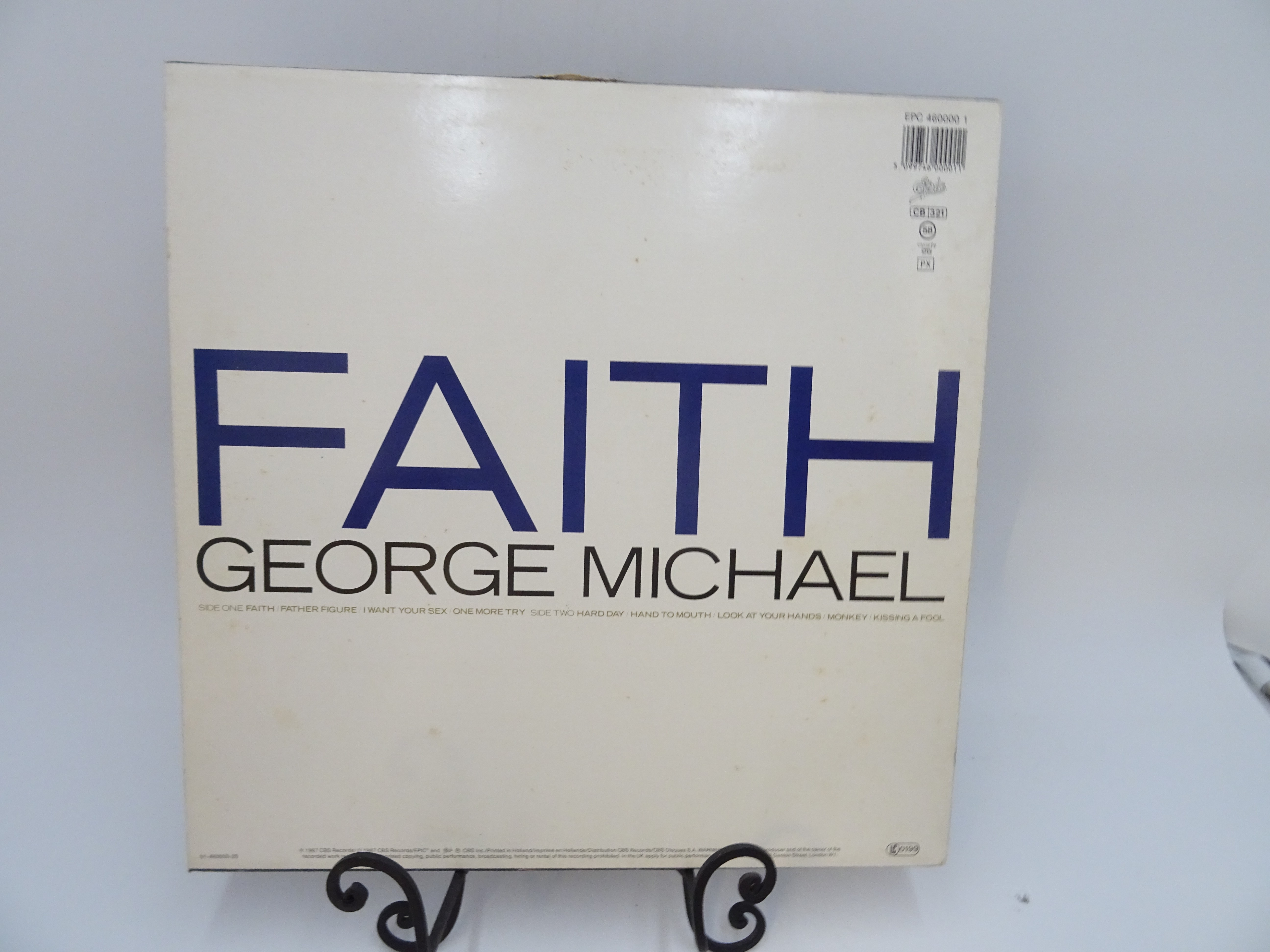 George Michael album vinyle "FAITH" Bon état - Vue 3 - 