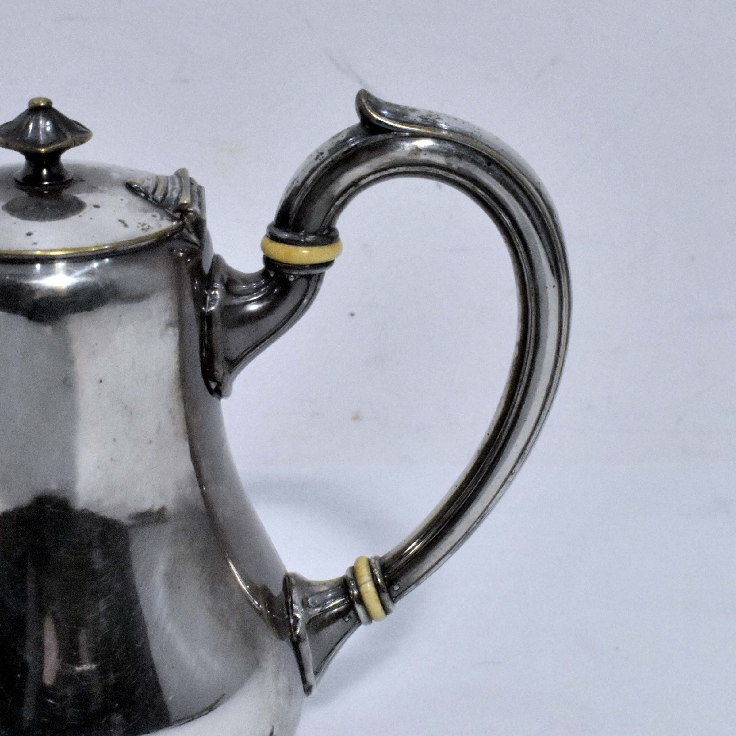 Petite Théière Ancienne - Christofle® - Métal Argenté - Bon état - Photo 10