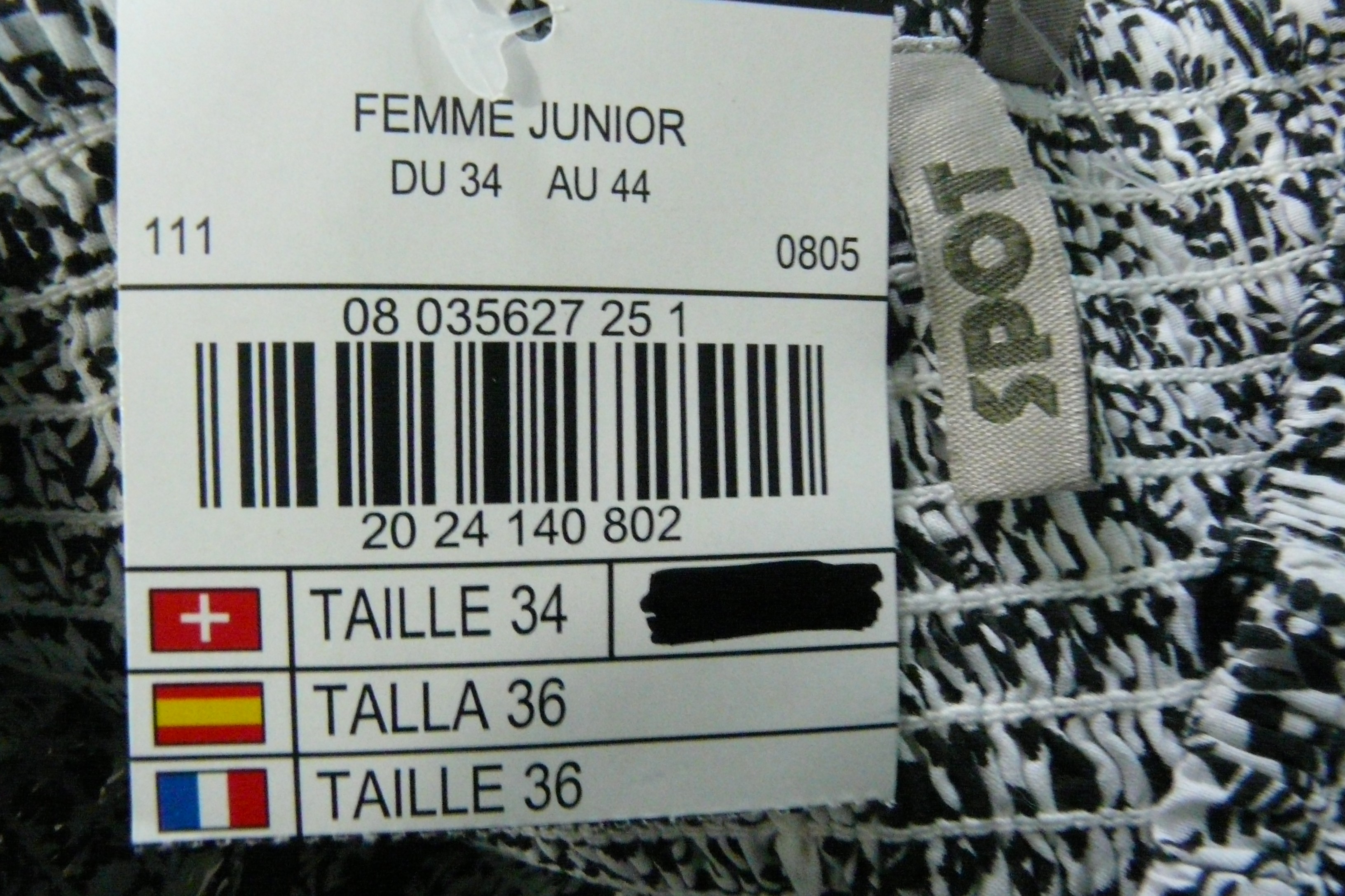 Voir photo 6 de BF181 - Jupe longue à motifs - Spot - Taille 36 BF181 - Jupe longue à motifs - Spot - Taille 36 - Vue 6 -
