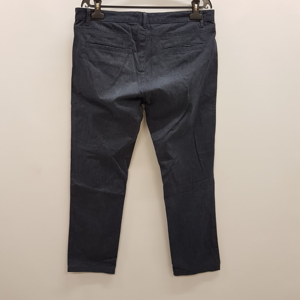Pantalon bleu chiné - BENETTON - Taille 46 ESTIMÉE  - Vue 2 - 