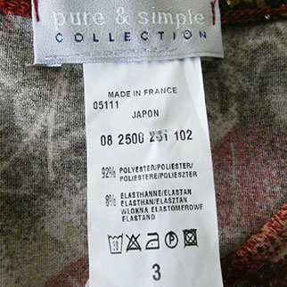 Voir photo 4 de T-shirt bordeaux imprimé - Femme - Pure & Simple - Taille 3 T-shirt bordeaux imprimé - Femme - Pure & Simple - Taille 3 Très bon état - Vue 4 -