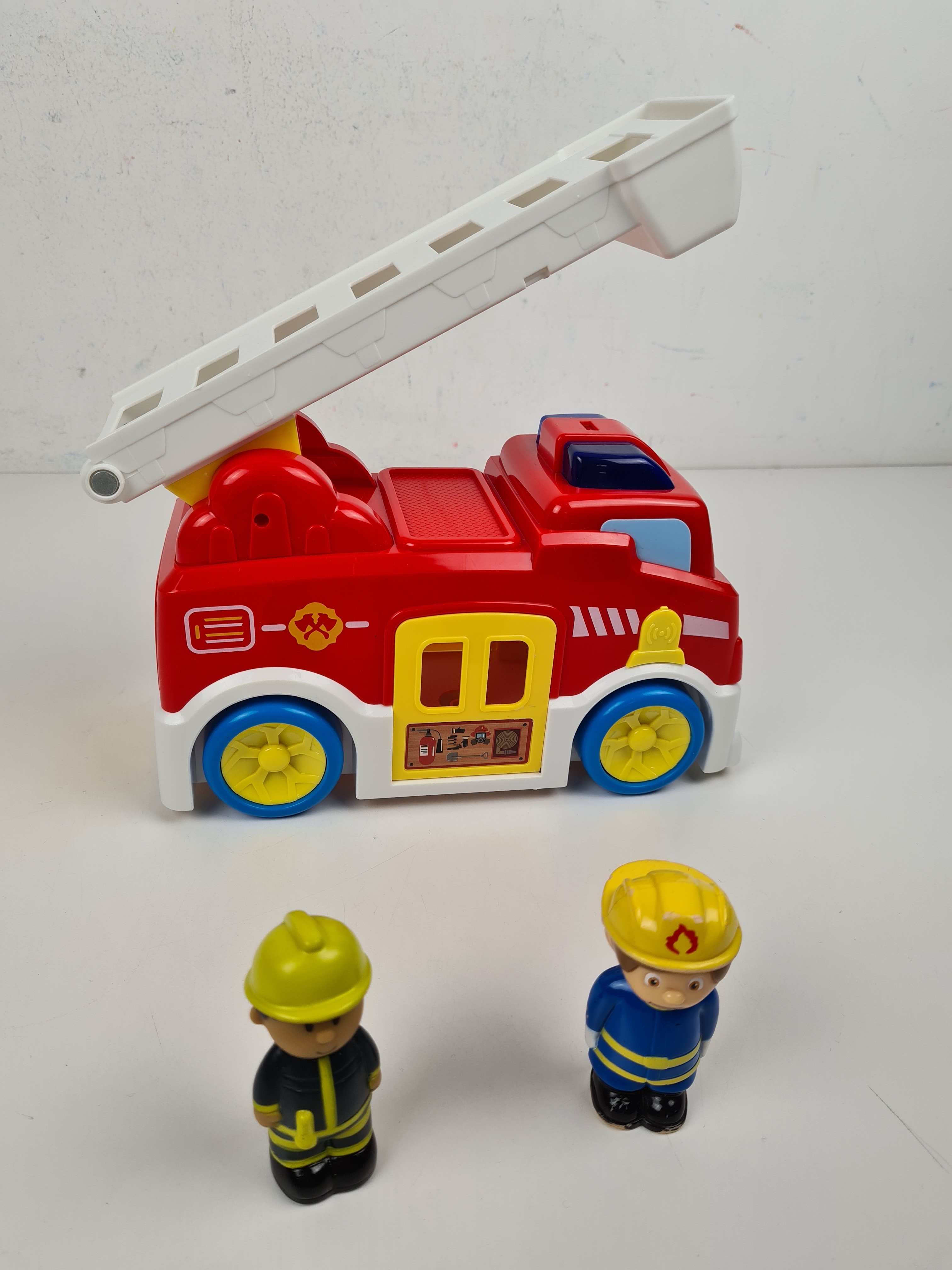Voiture - Camion de pompiers interactif avec sons et lumière - 22 x 16 cm - Photo 5