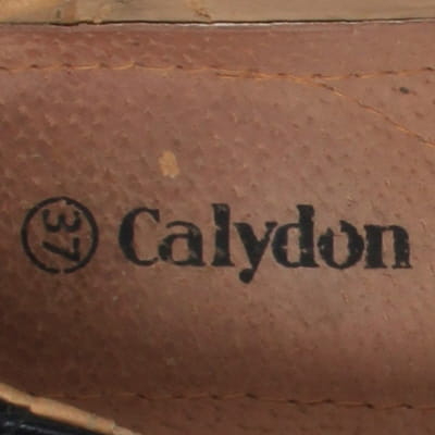 Chaussures noires et grises à talons 4 cm - Femme - Calydon - Taille 37 - Photo 3