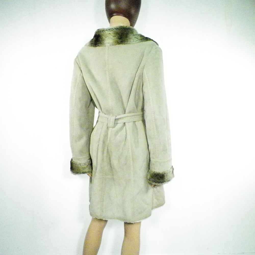 Manteau Femme Beige ANTONELLE Taille Estimée M/L.  - Vue 2 - 