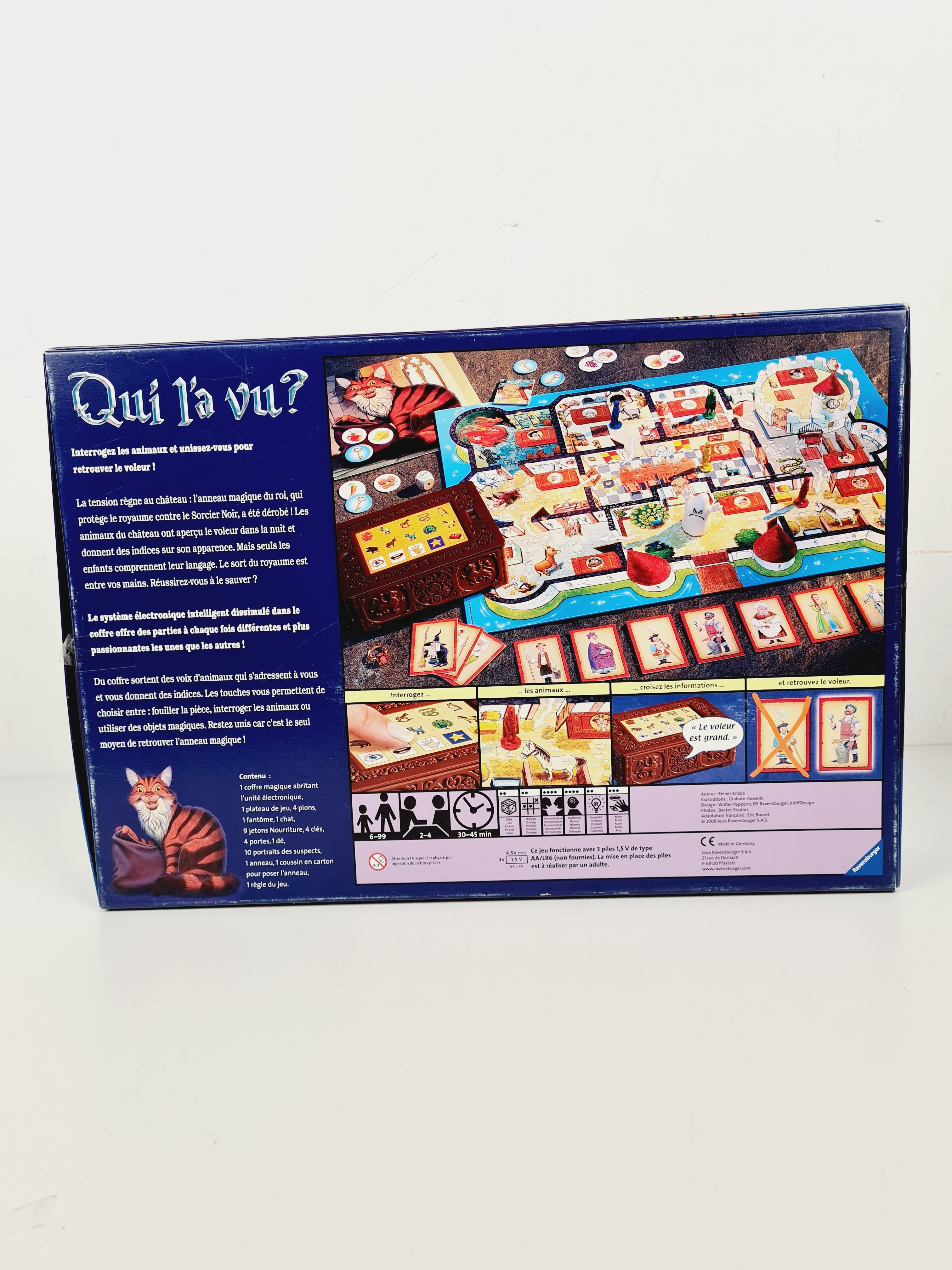Jeu d'enquête et de coopération - Qui là vu ? - Ravensburger - 6 ans + Bon état - Vue 4 - 