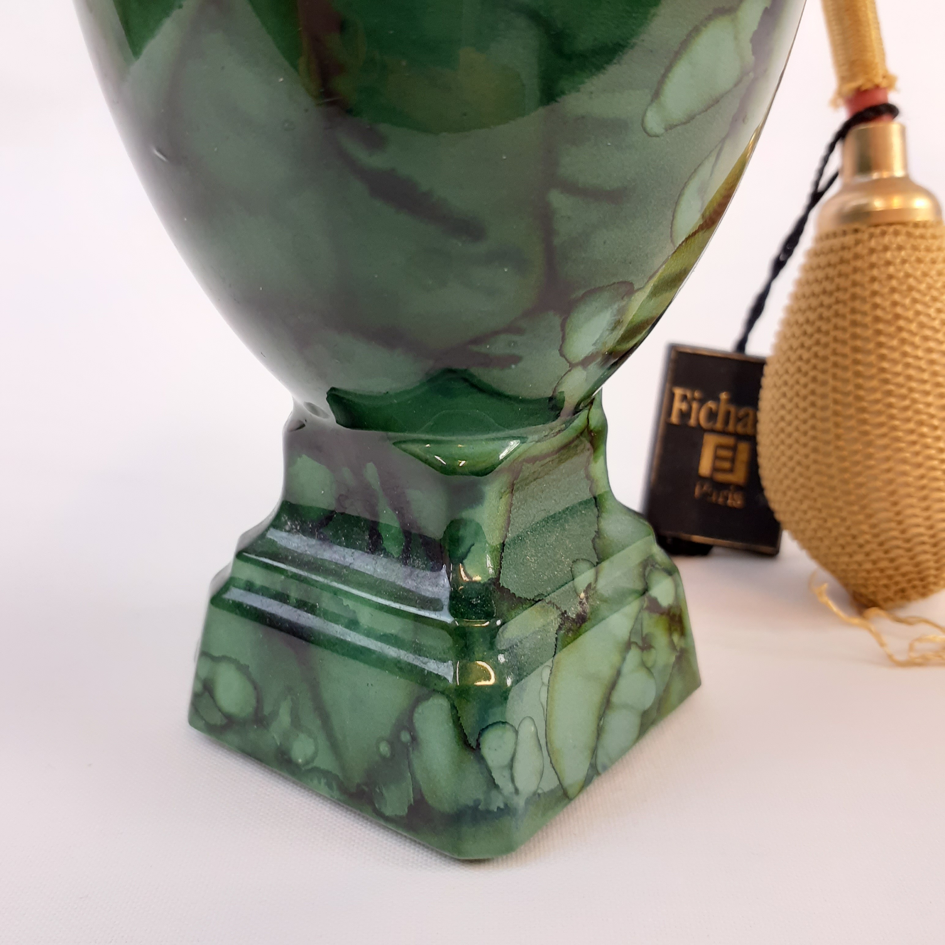 Vaporisateur parfum en porcelaine Fichard Paris Très bon état - Vue 6 - 